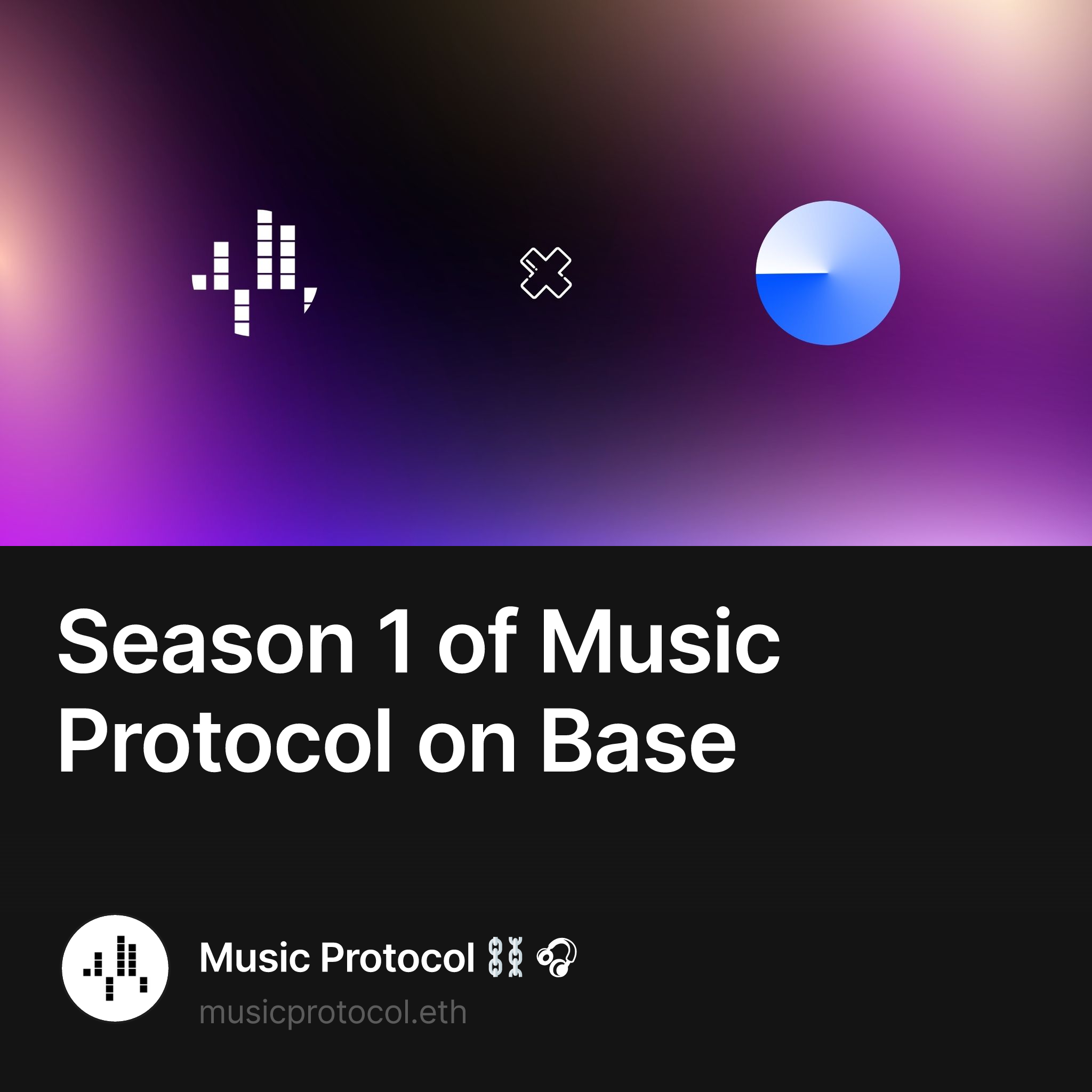 Season 1 of Music Protocol on Base 38