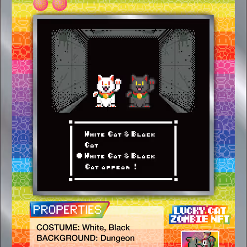 White Cat & Black Cat