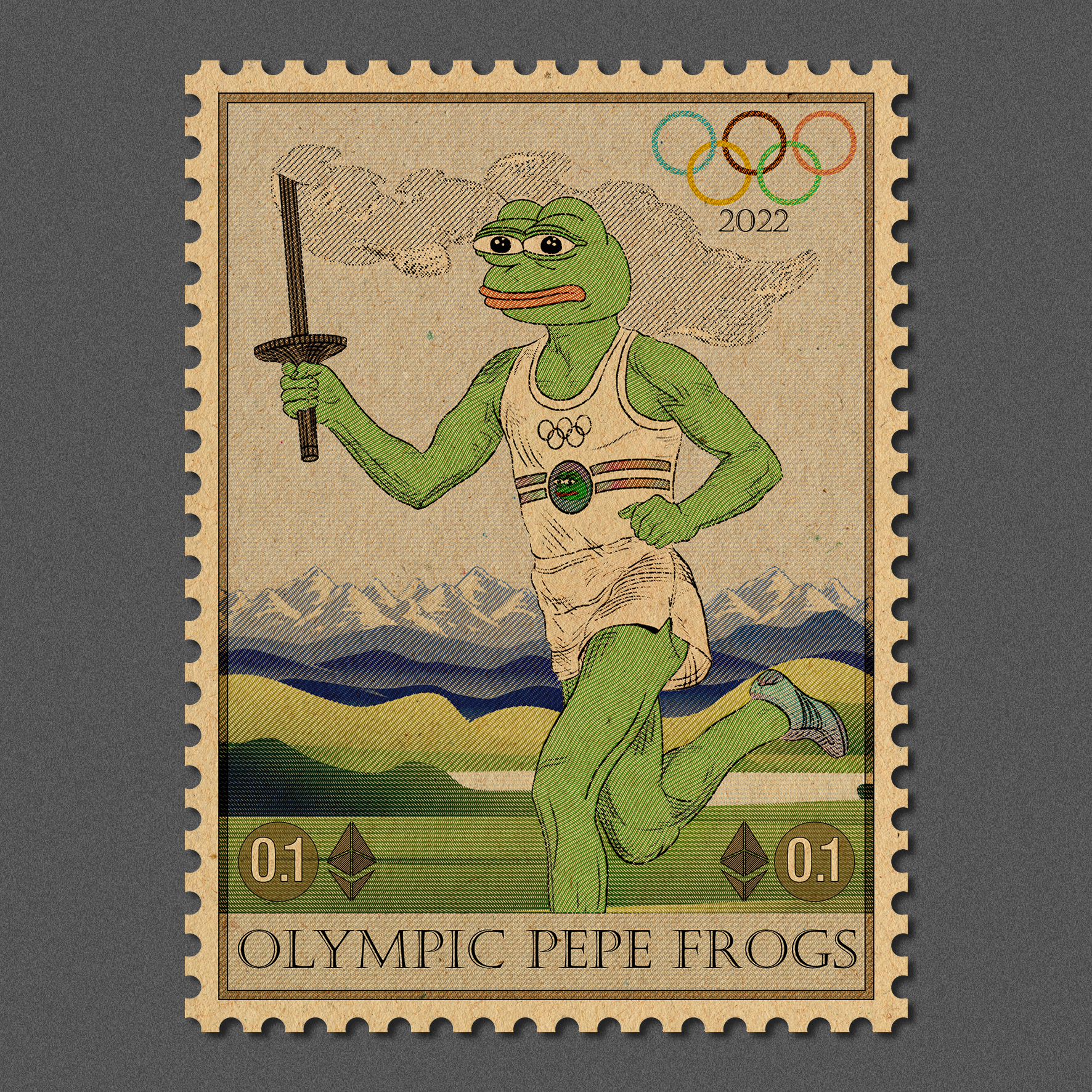 OLYMPIC PEPE FROGS