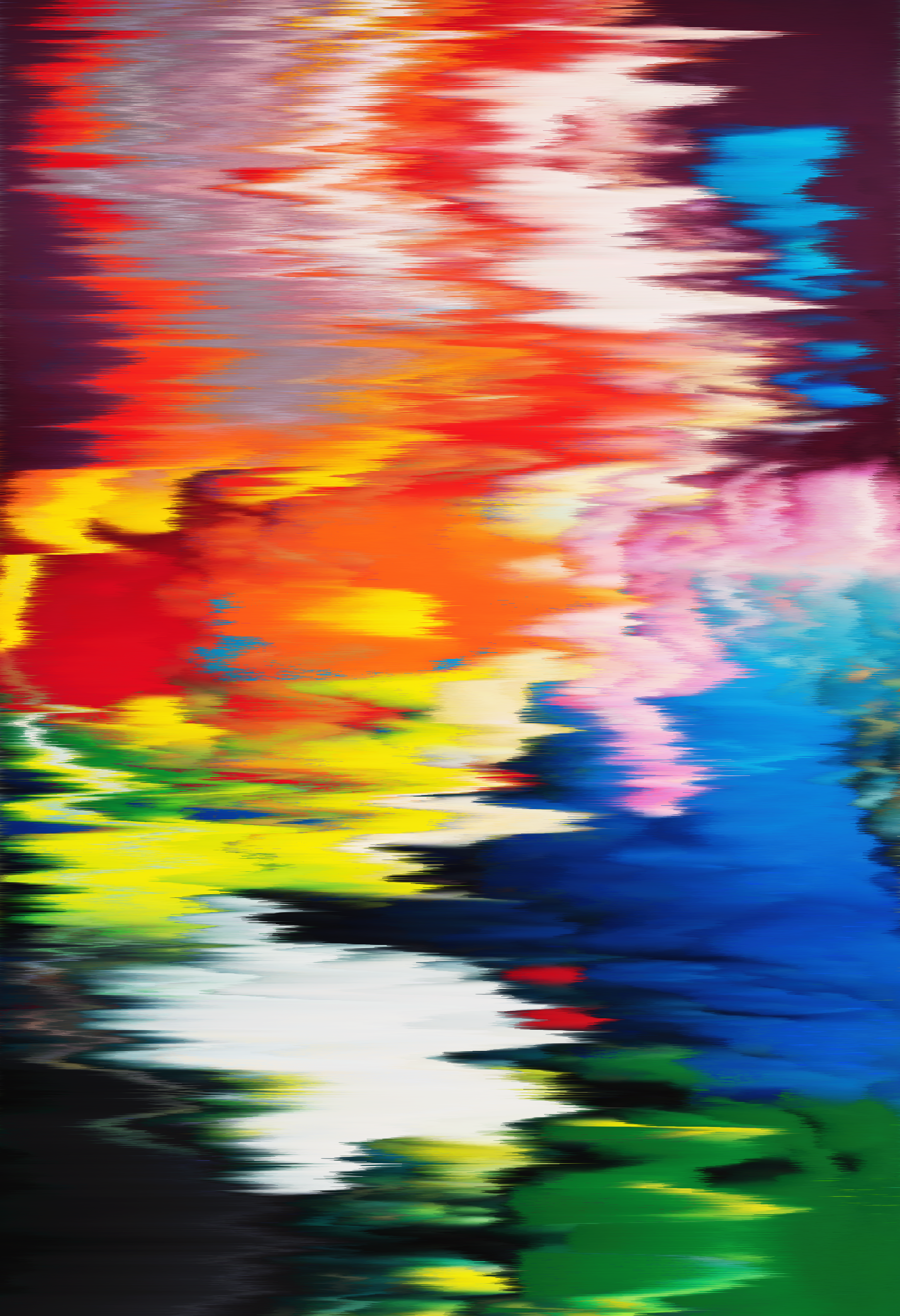 Sky mirror holds every passing wisp