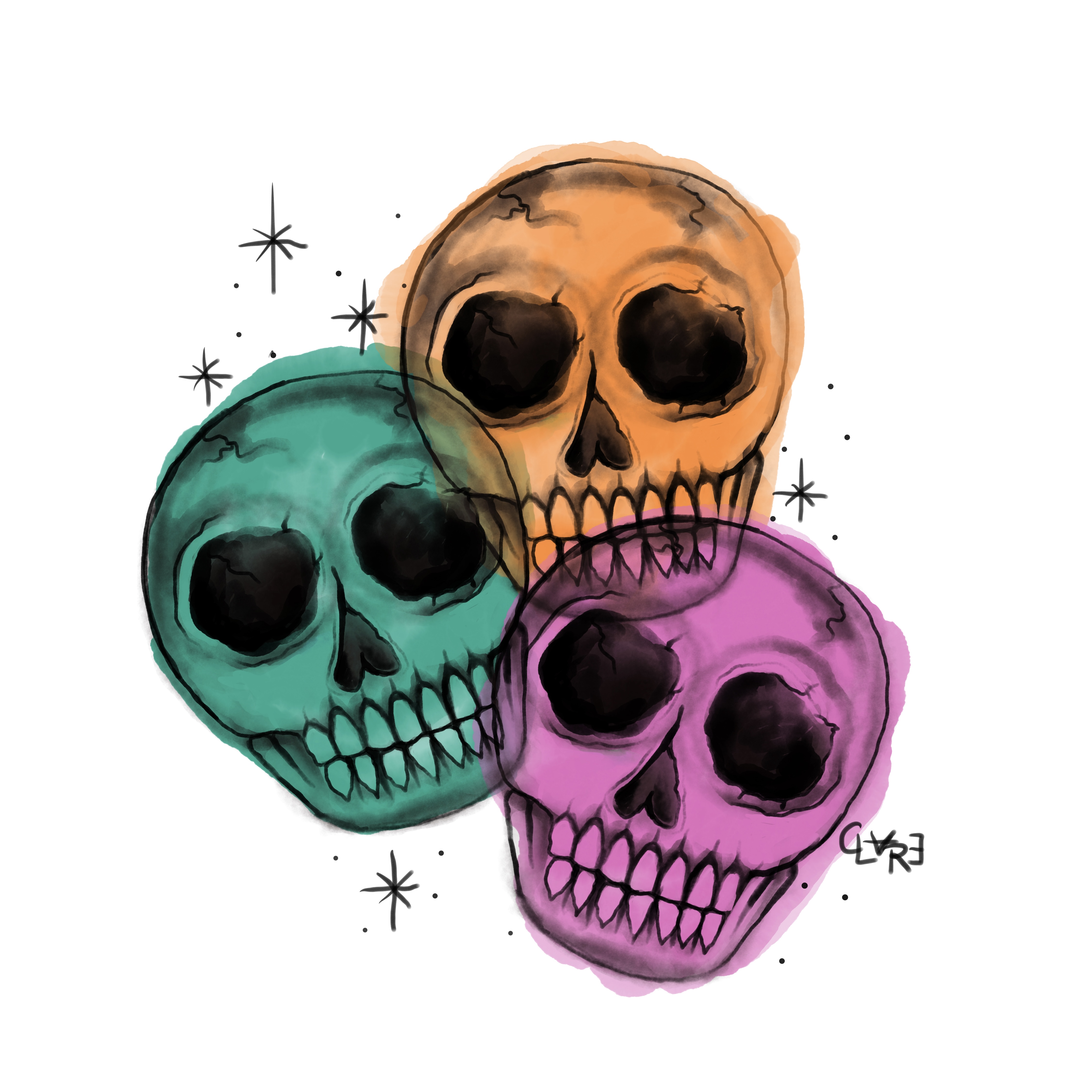 3 Skulls