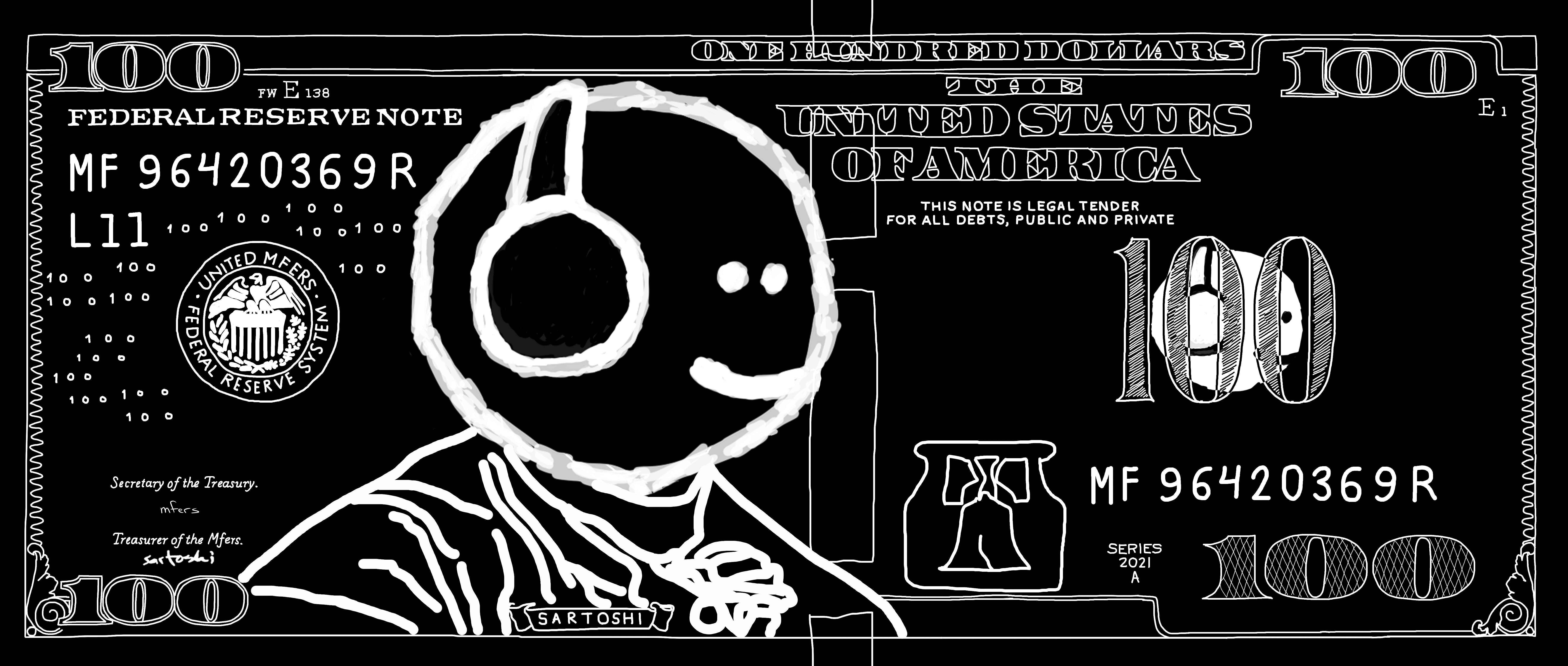 Dark One Hundred Dollar Mfer