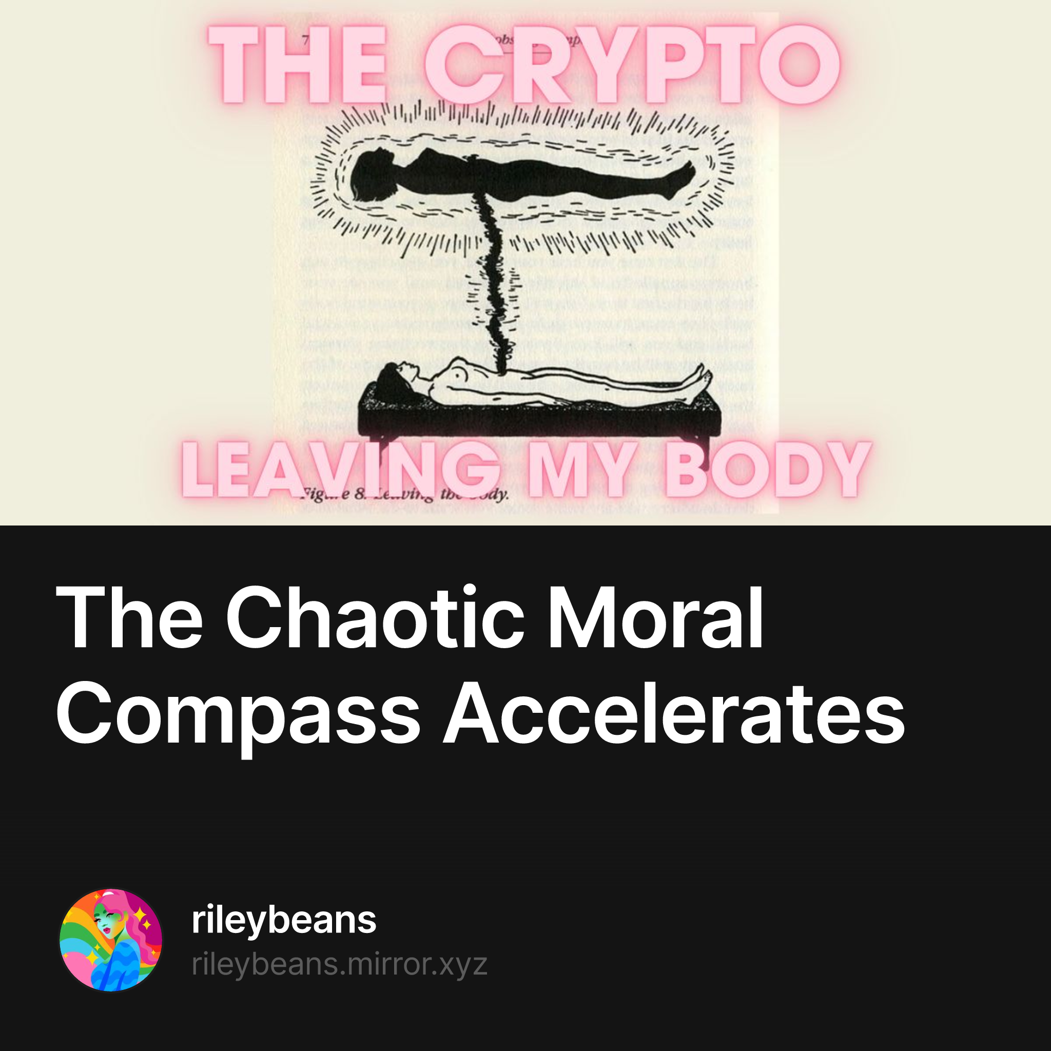 The Chaotic Moral Compass Accelerates 9