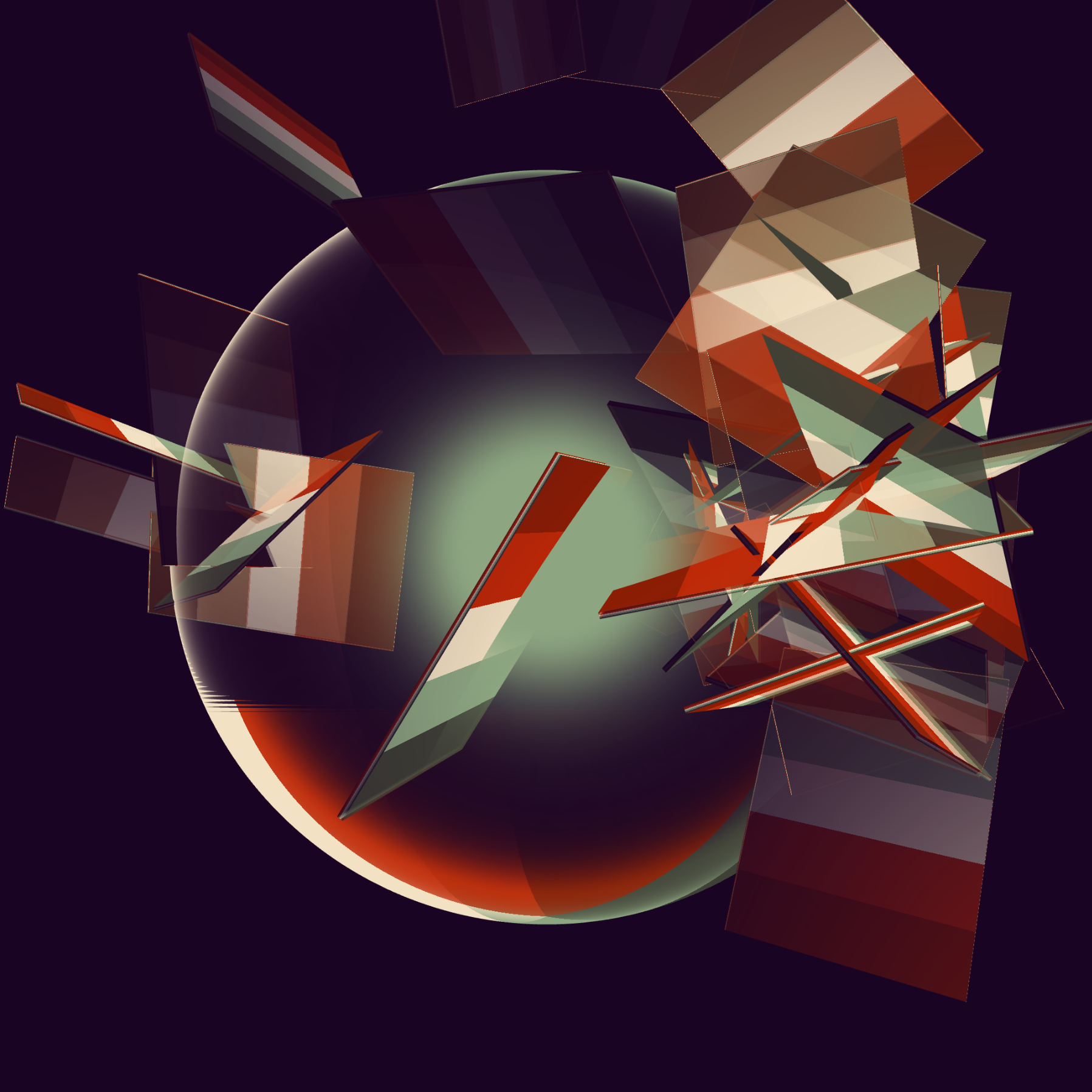 Composition with Sphere No. 4