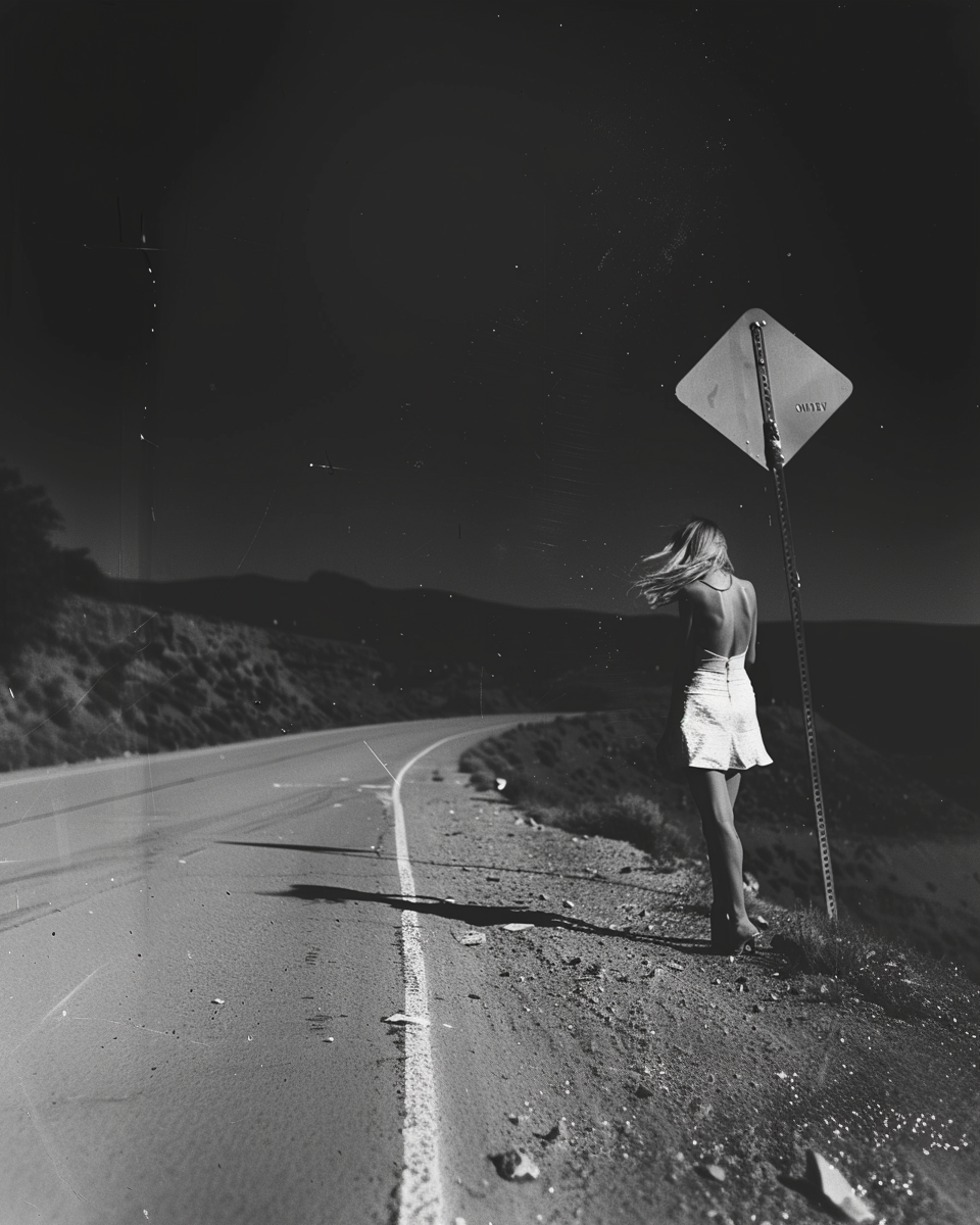 You laughed when I looked back.