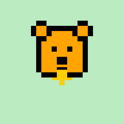 Pixel Bear #71655