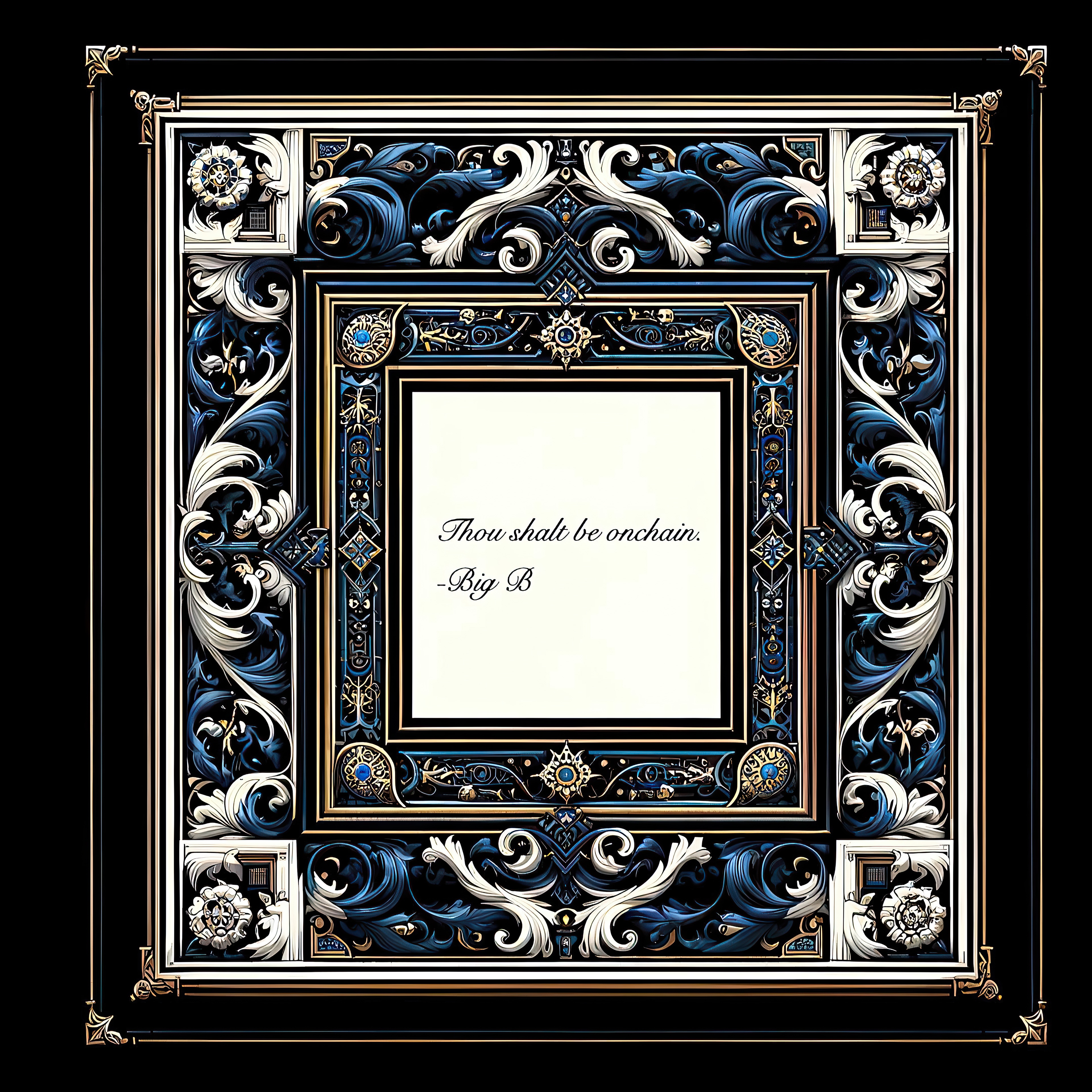 Thou shalt be onchain.