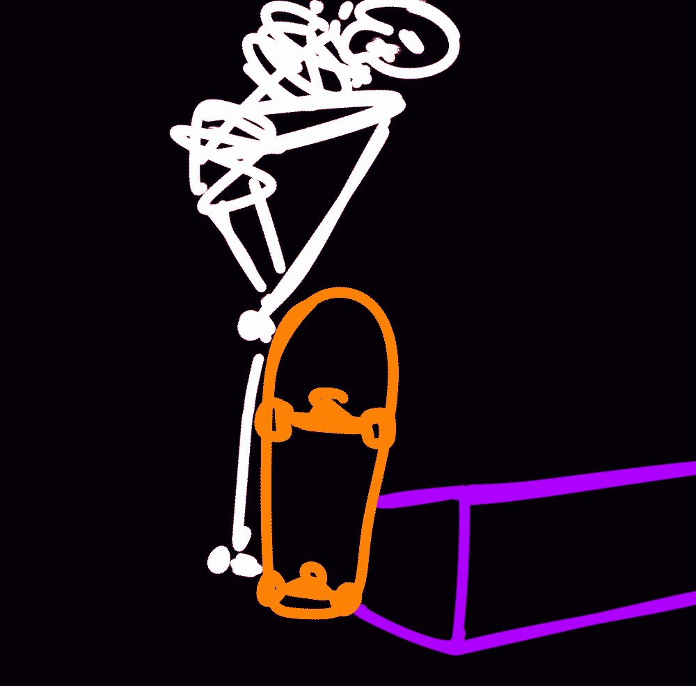 Coming or Going? Skelly Sketch