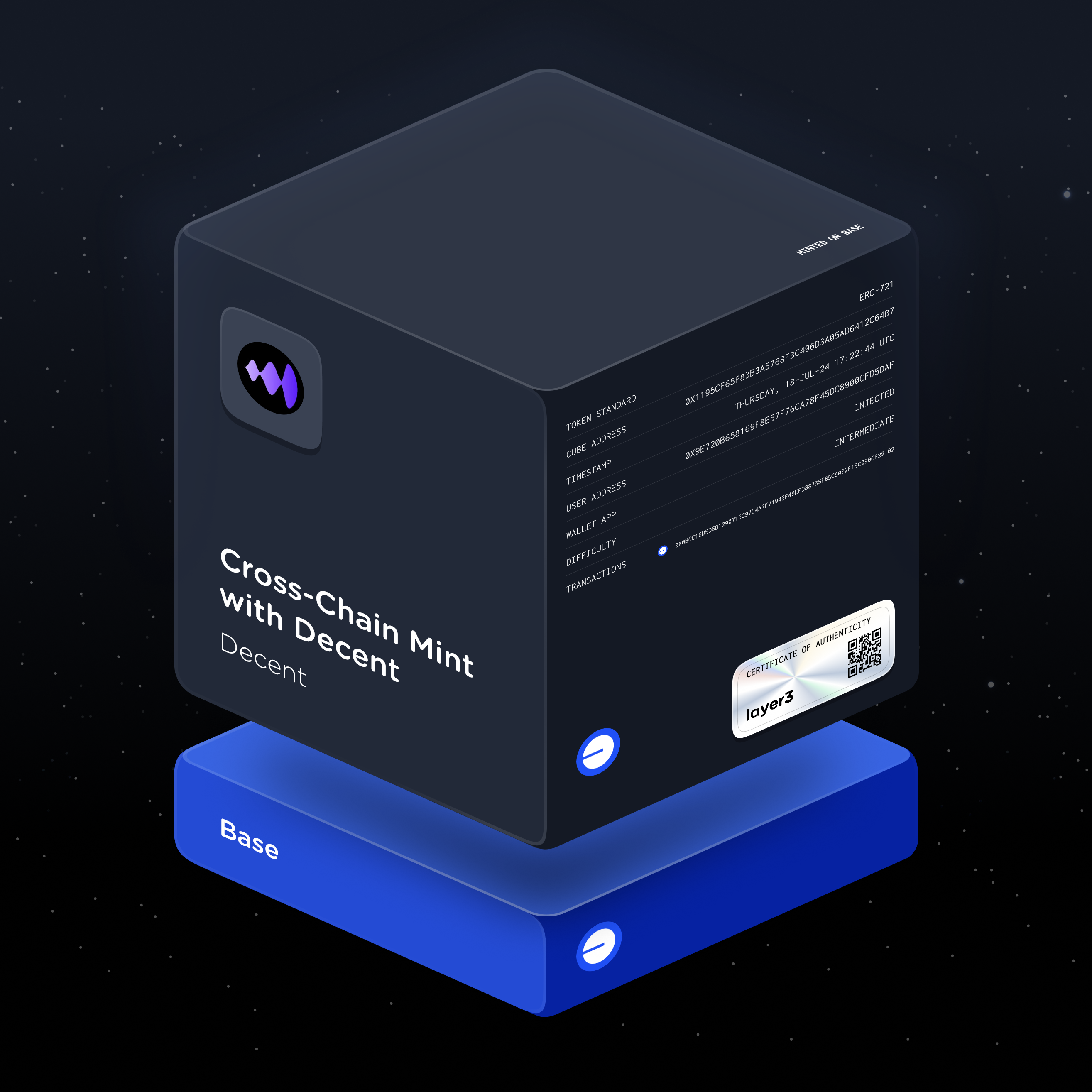 Cross-Chain Mint with Decent