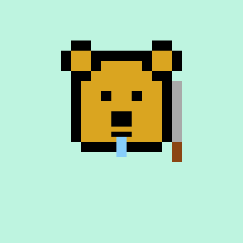 Pixel Bear #27149