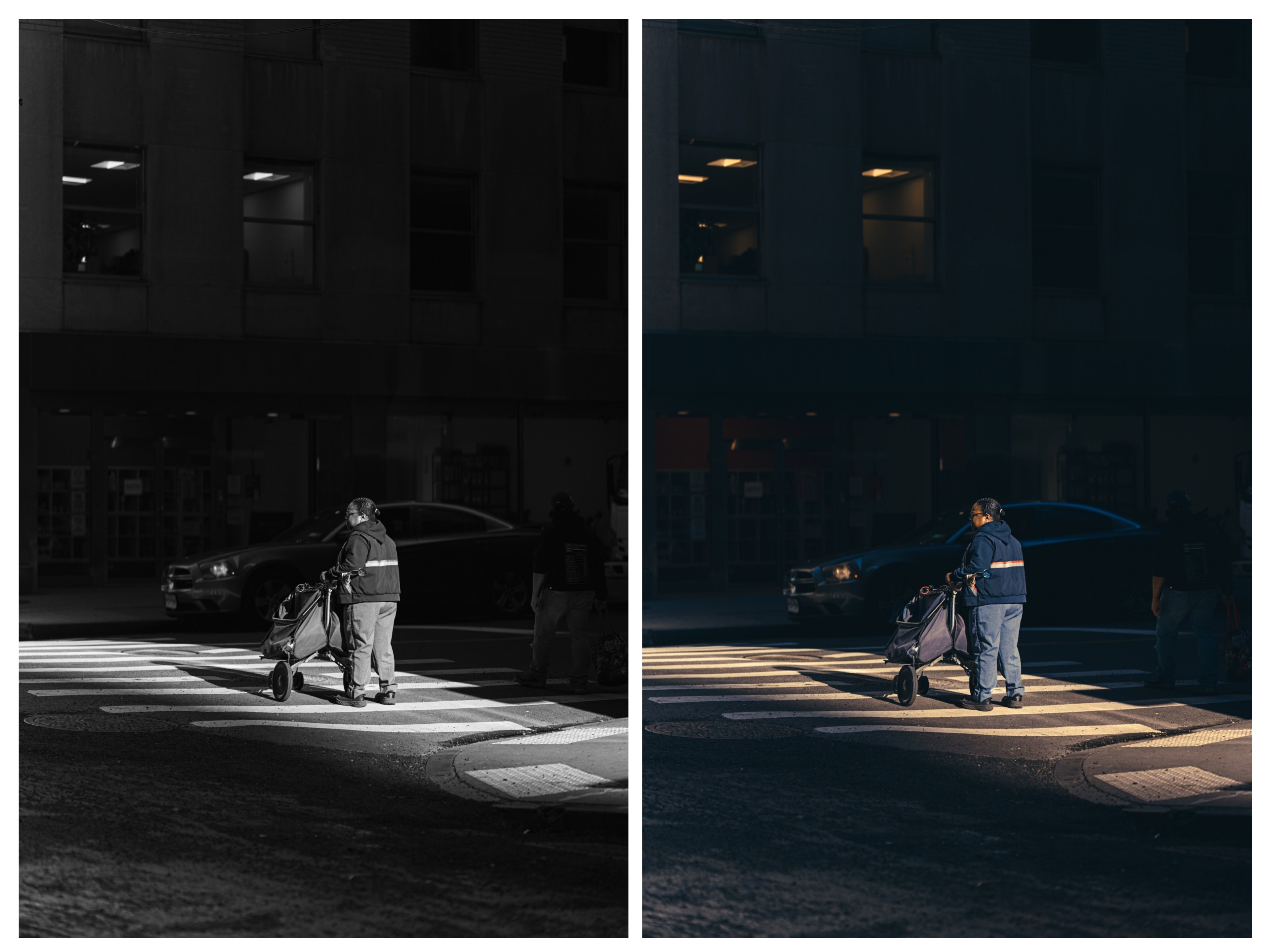 USPS Spotlight B&W vs Color