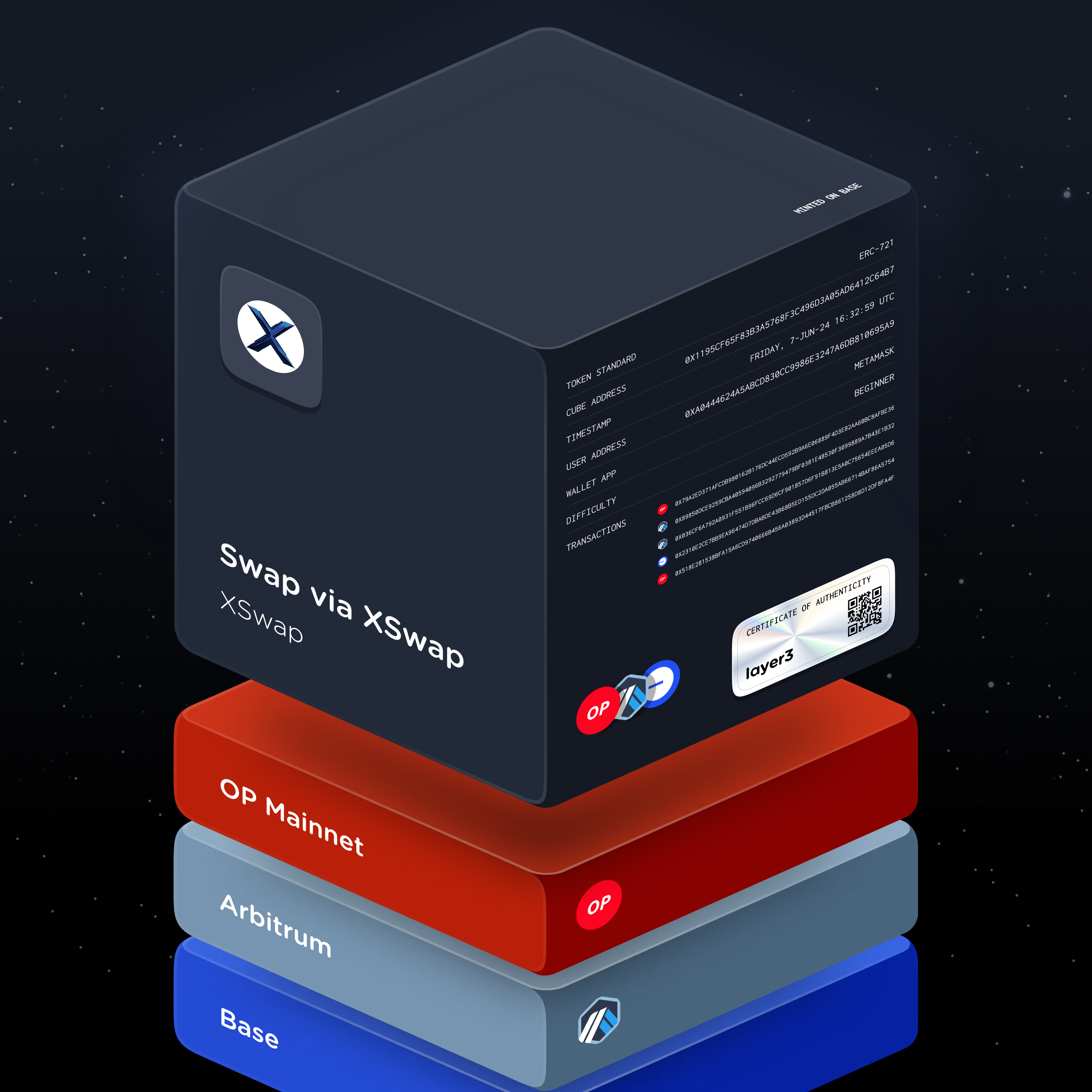 Swap via XSwap