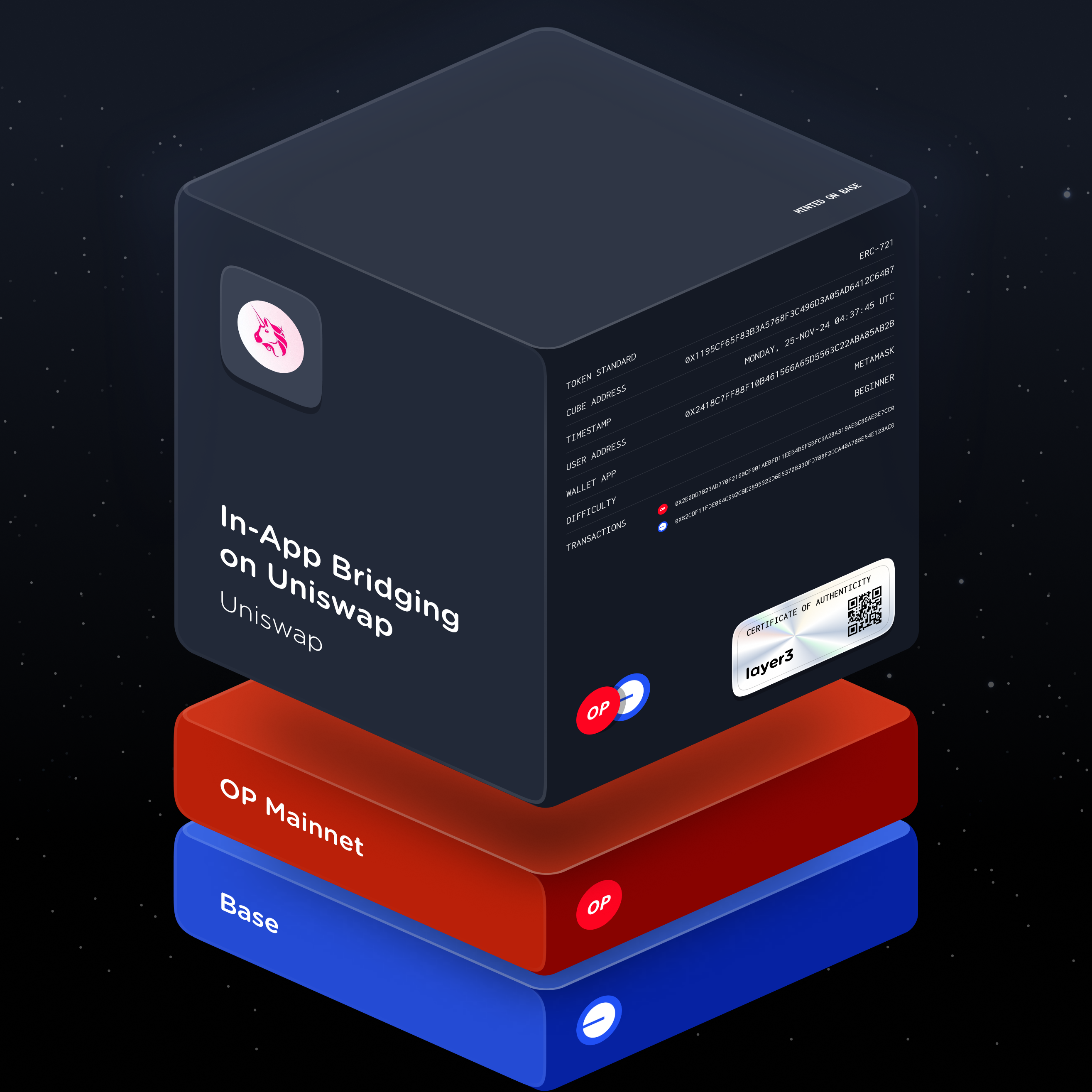 In-App Bridging on Uniswap