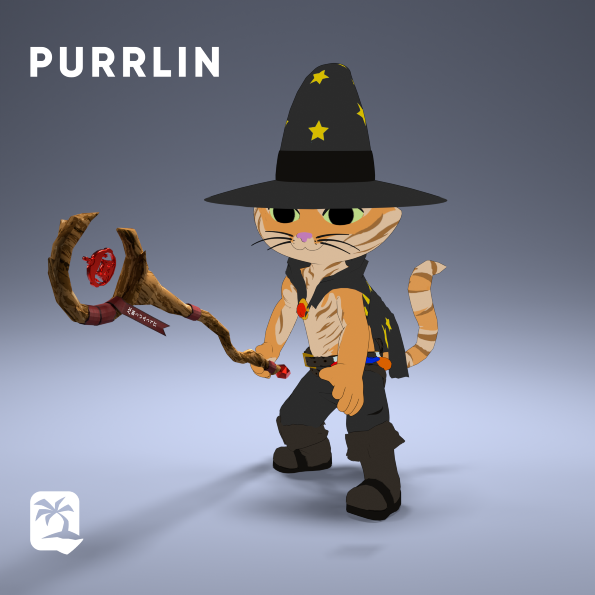 Mars Cat Purrlin (Black Outfit)