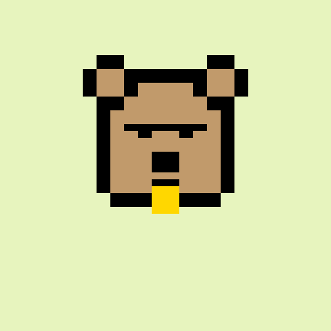 Pixel Bear #17864