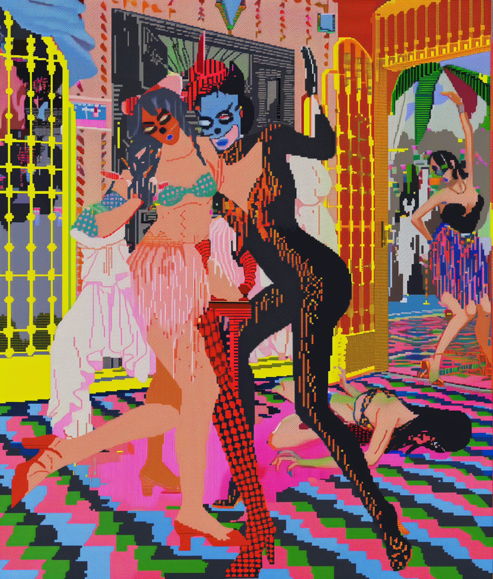Dancing with the devil.