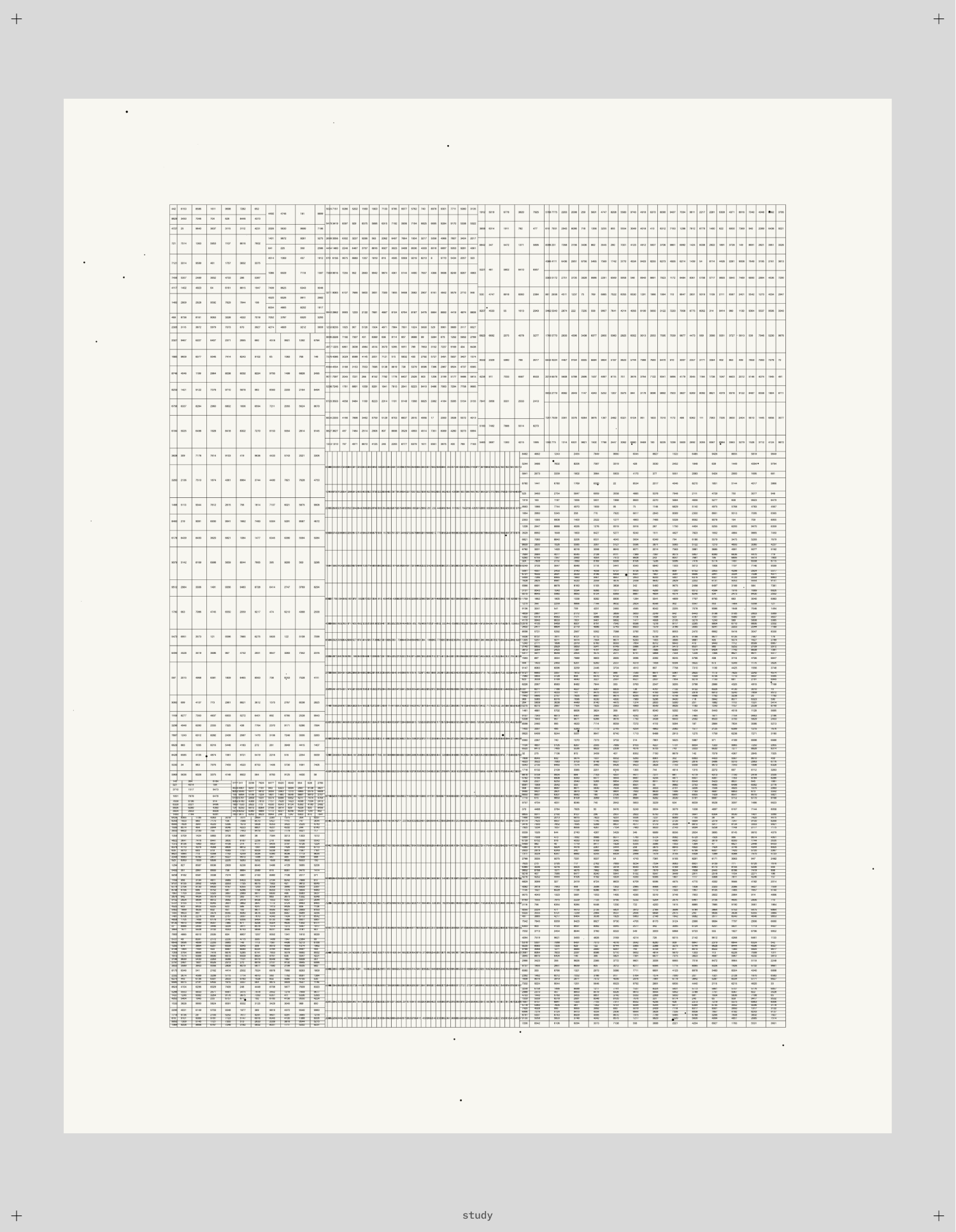 table study