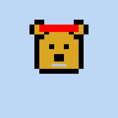 Pixel Bear #29107