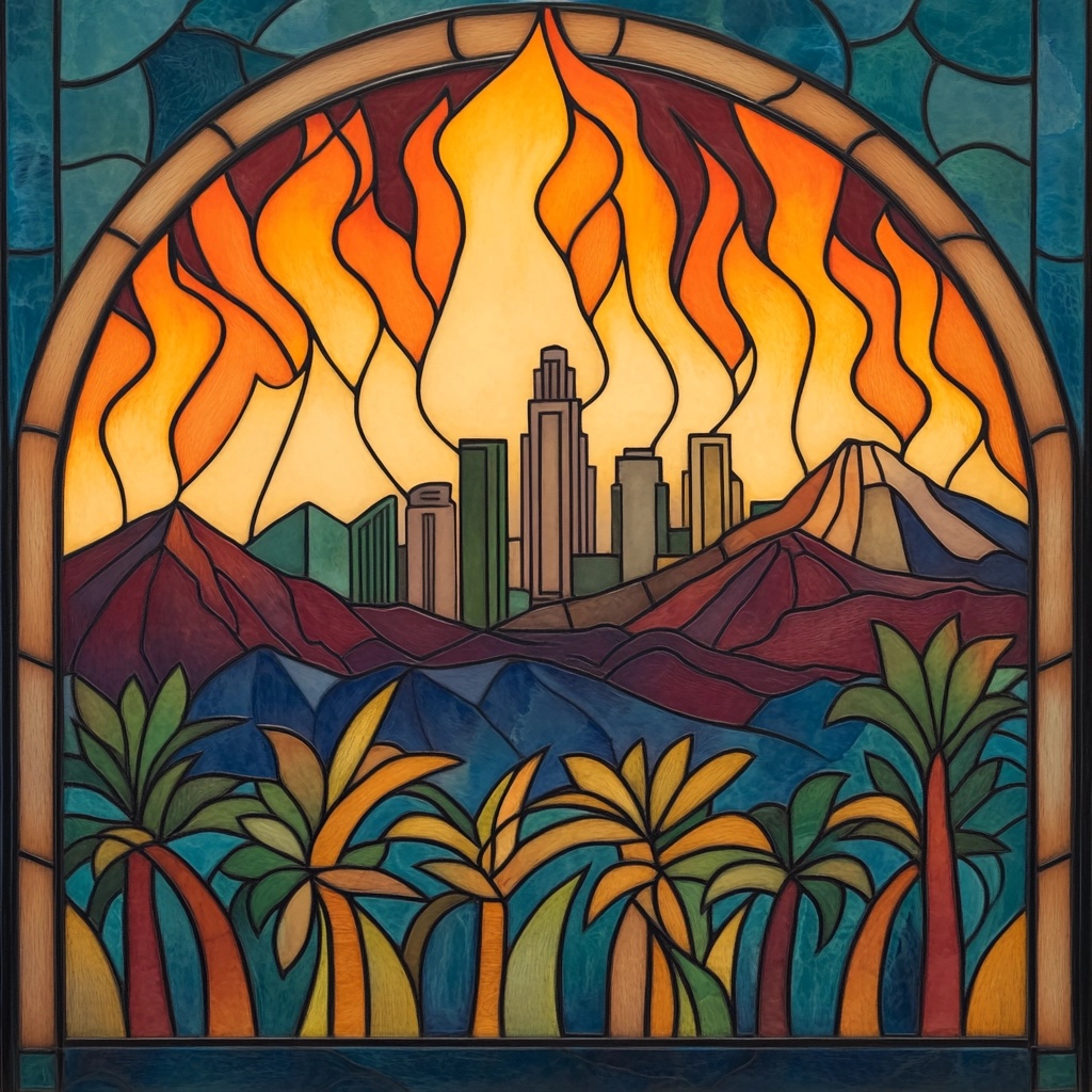 L.A. burning 2025