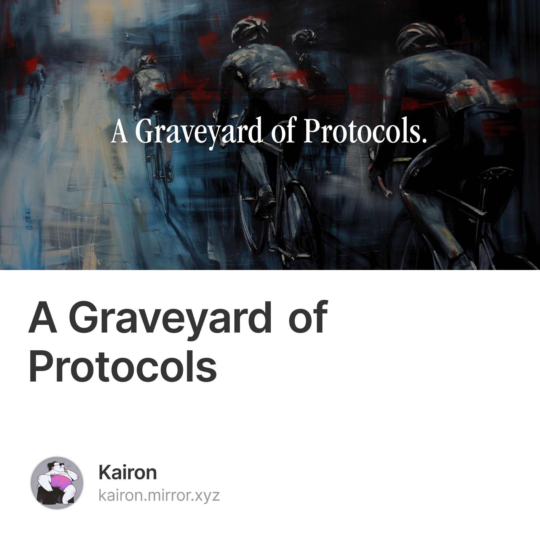 A Graveyard of Protocols 6