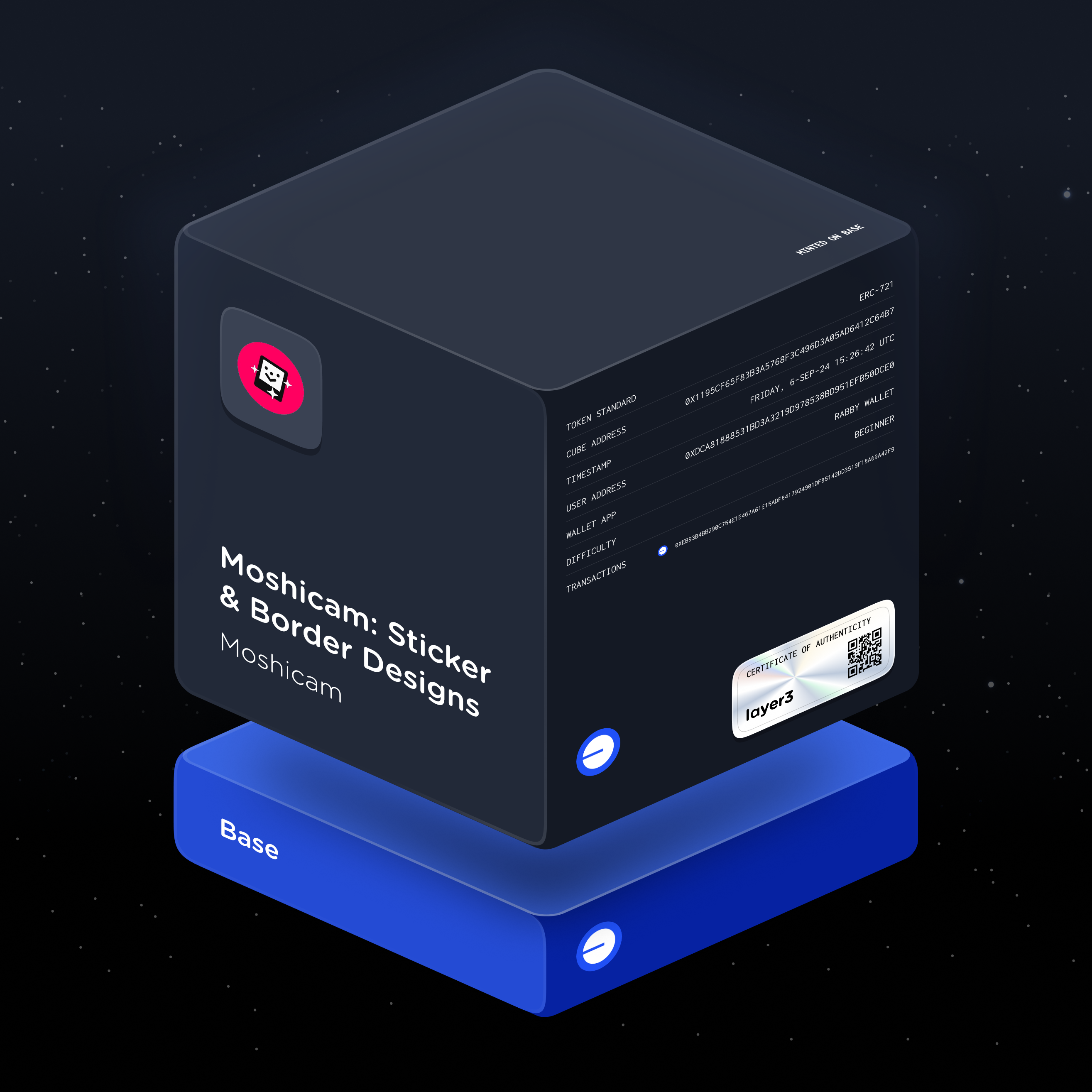 Moshicam: Sticker & Border Designs