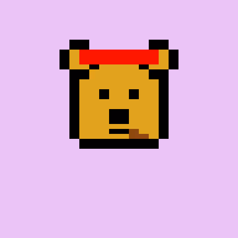 Pixel Bear #49023