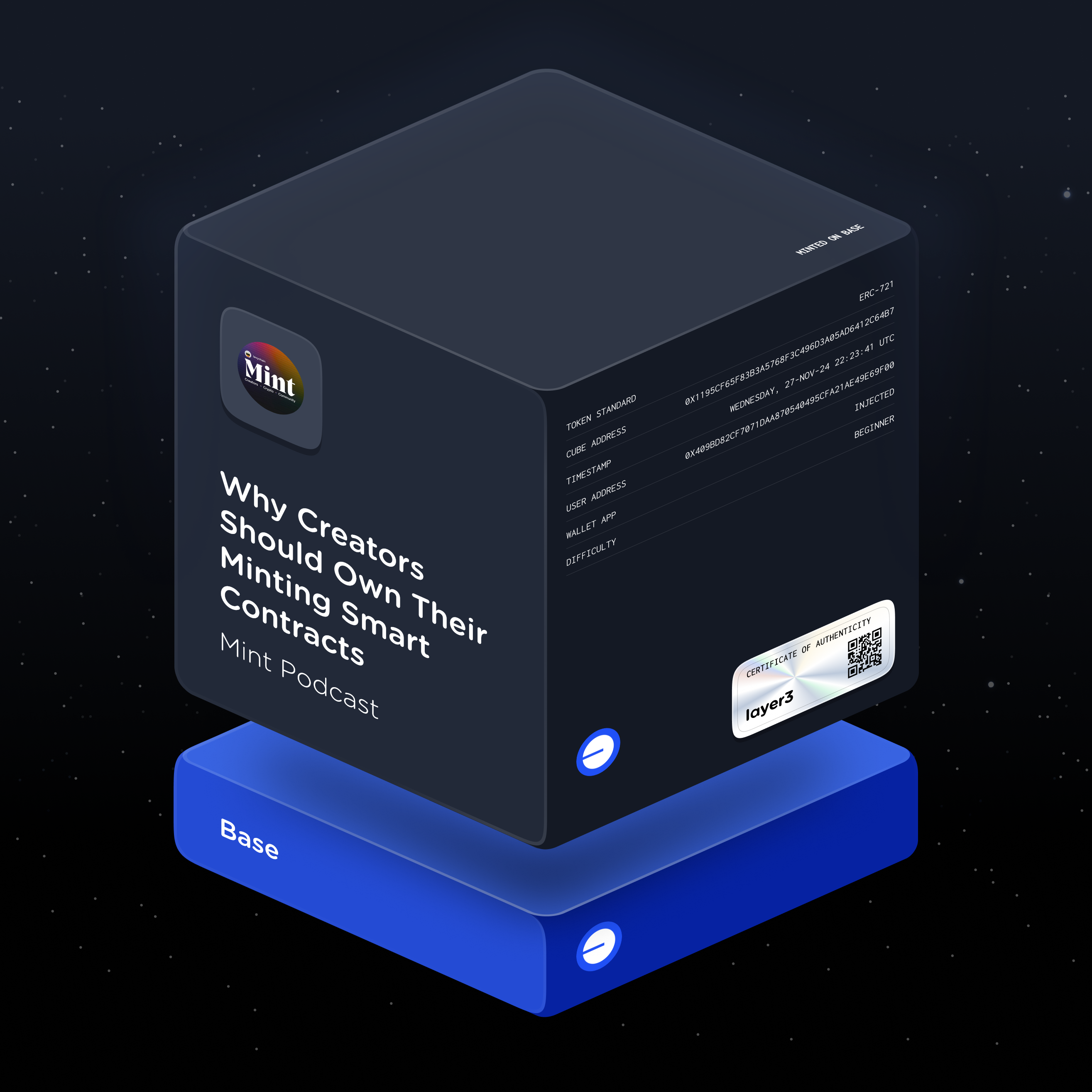 Why Creators Should Own Their Minting Smart Contracts