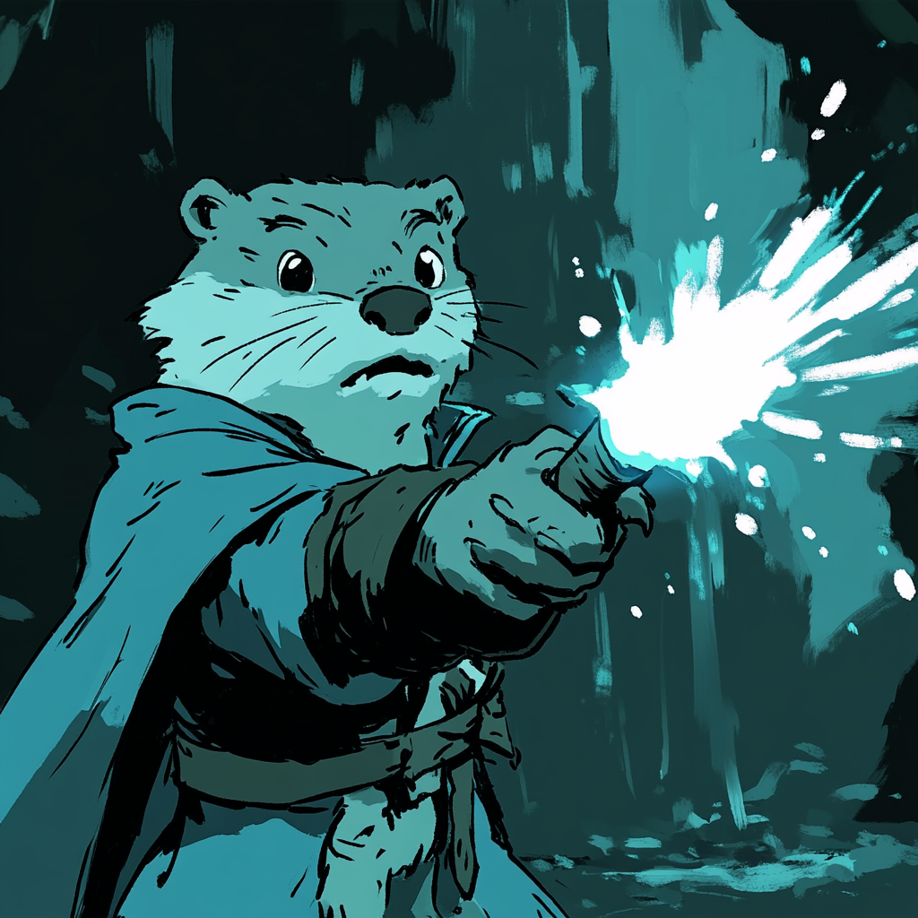 Otter lord finds a spark