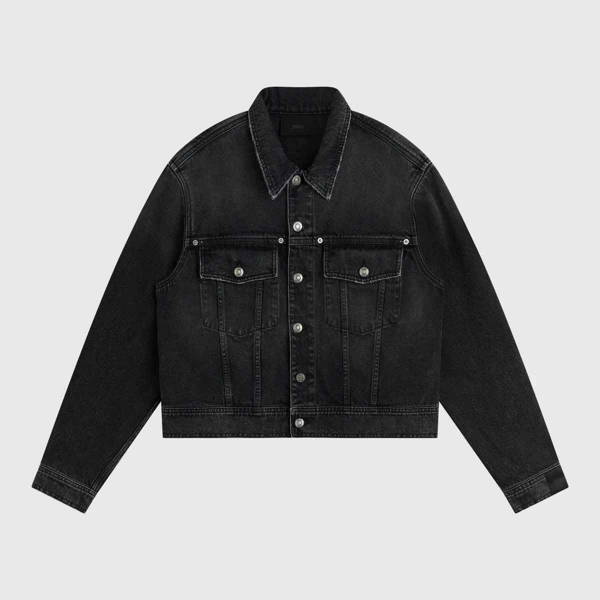 9DCC ESSENTIAL WASHED BLACK DENIM TRUCKER #9