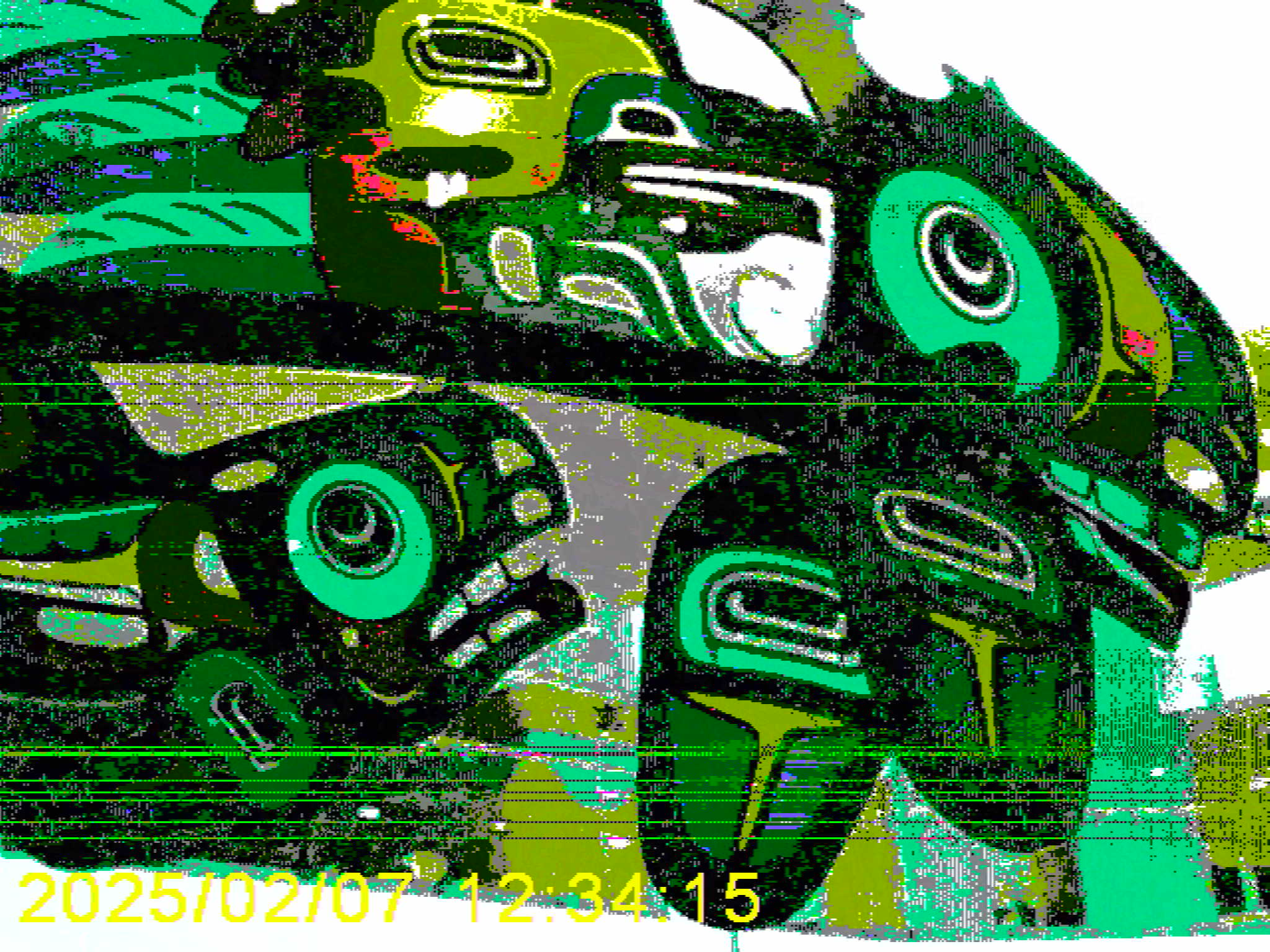 Glitch Photo of Mystical Journey