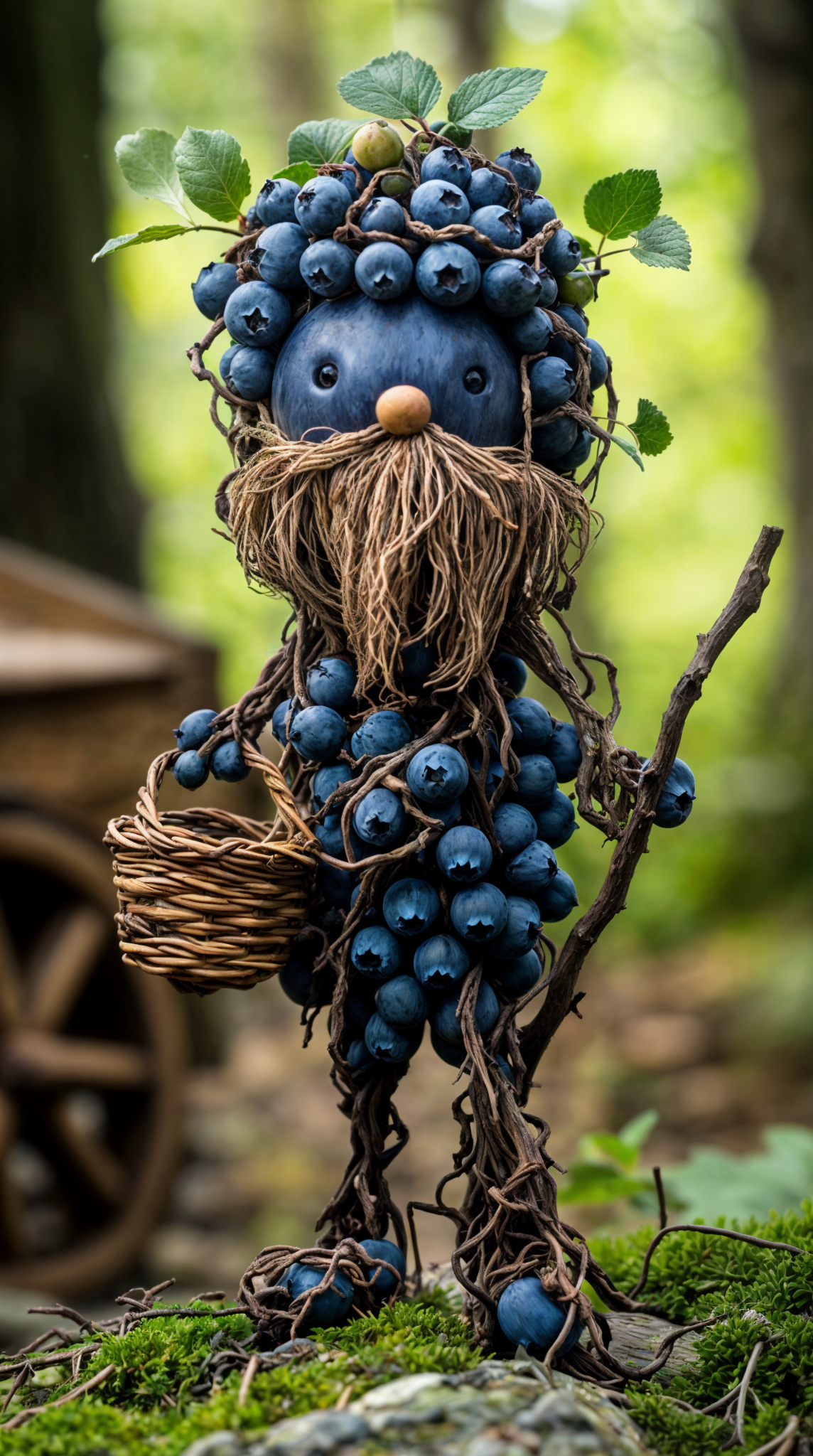 Wild blueberries