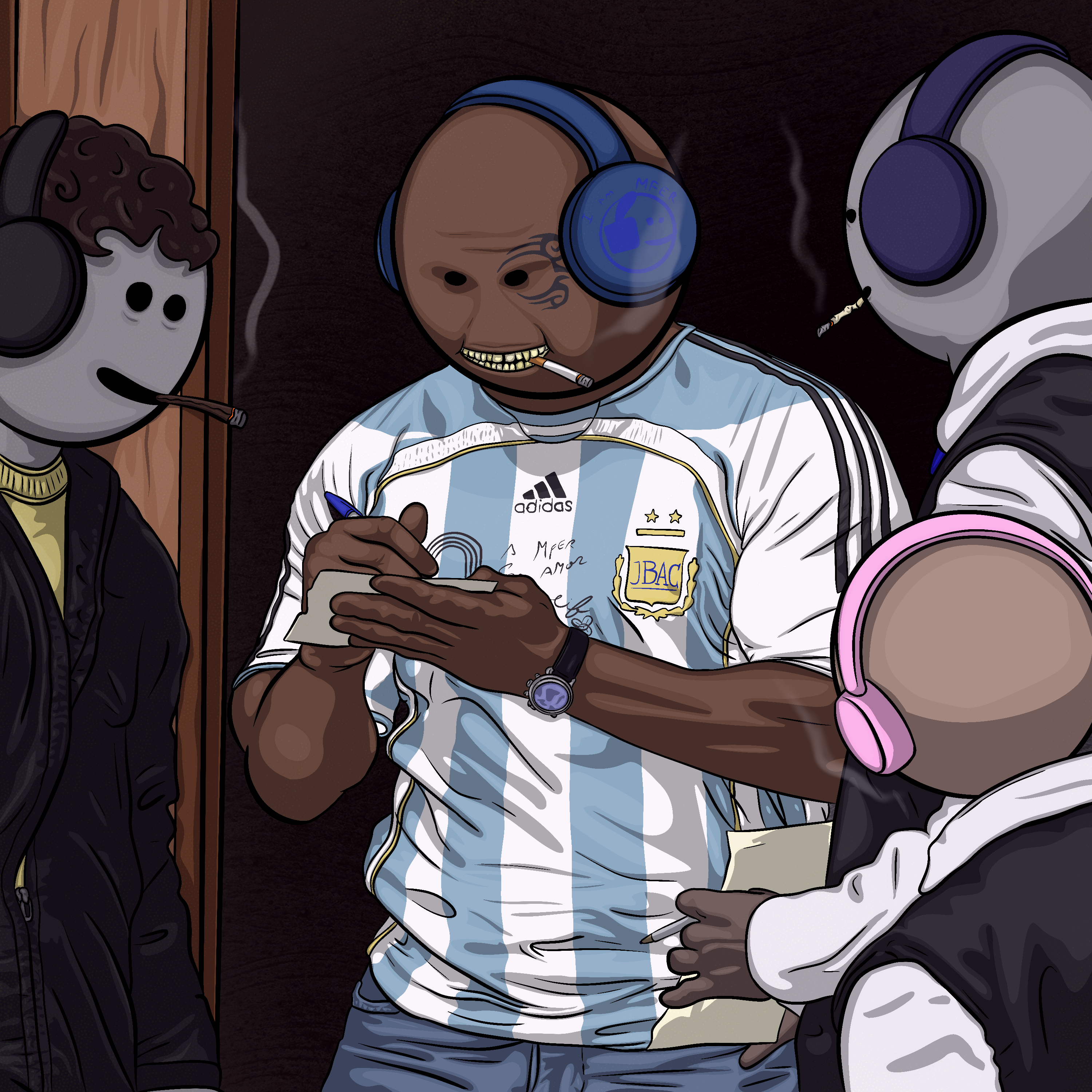 Autographing in Argentina