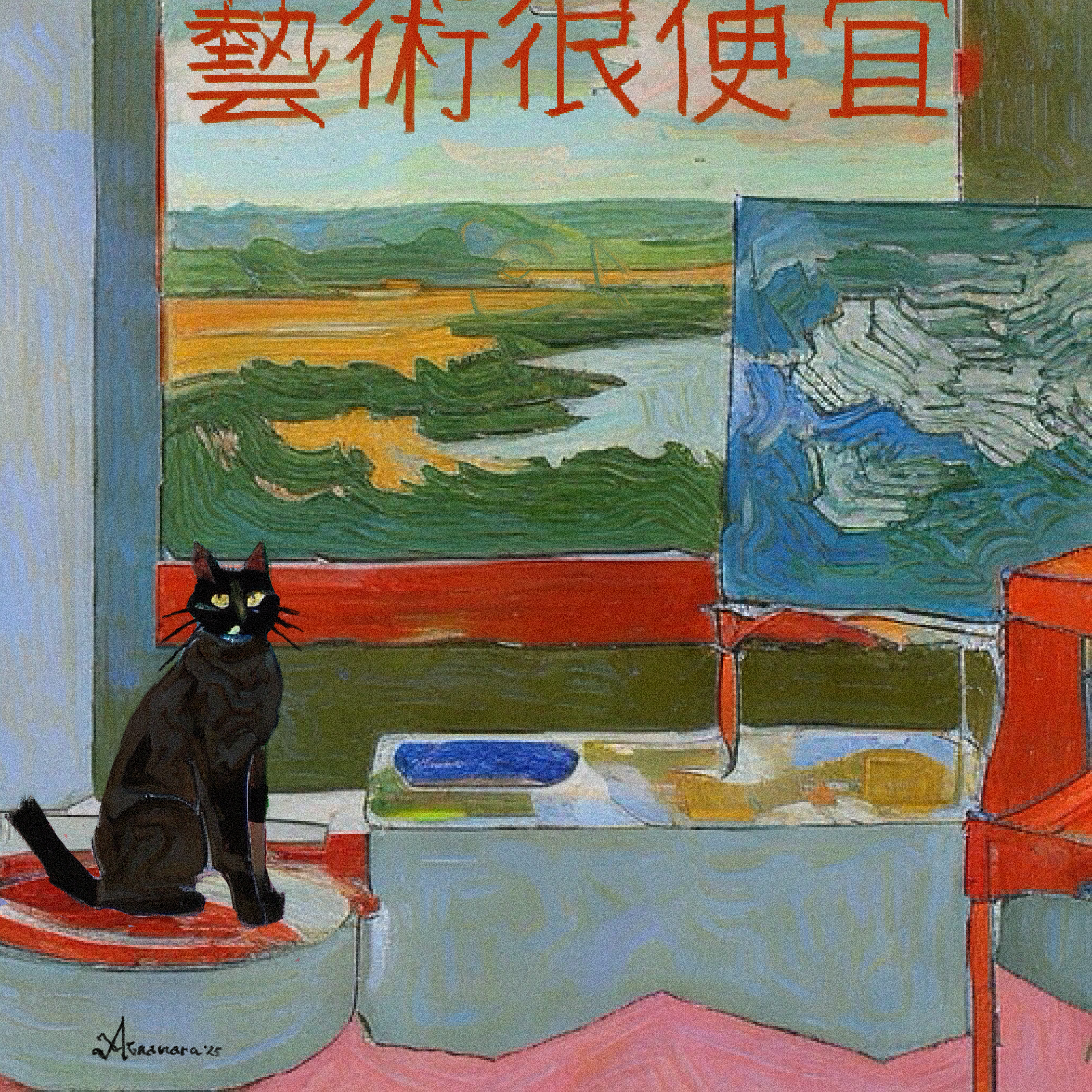 CⒶT IN THE BLØK #1