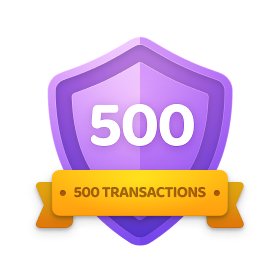 500 Transactions