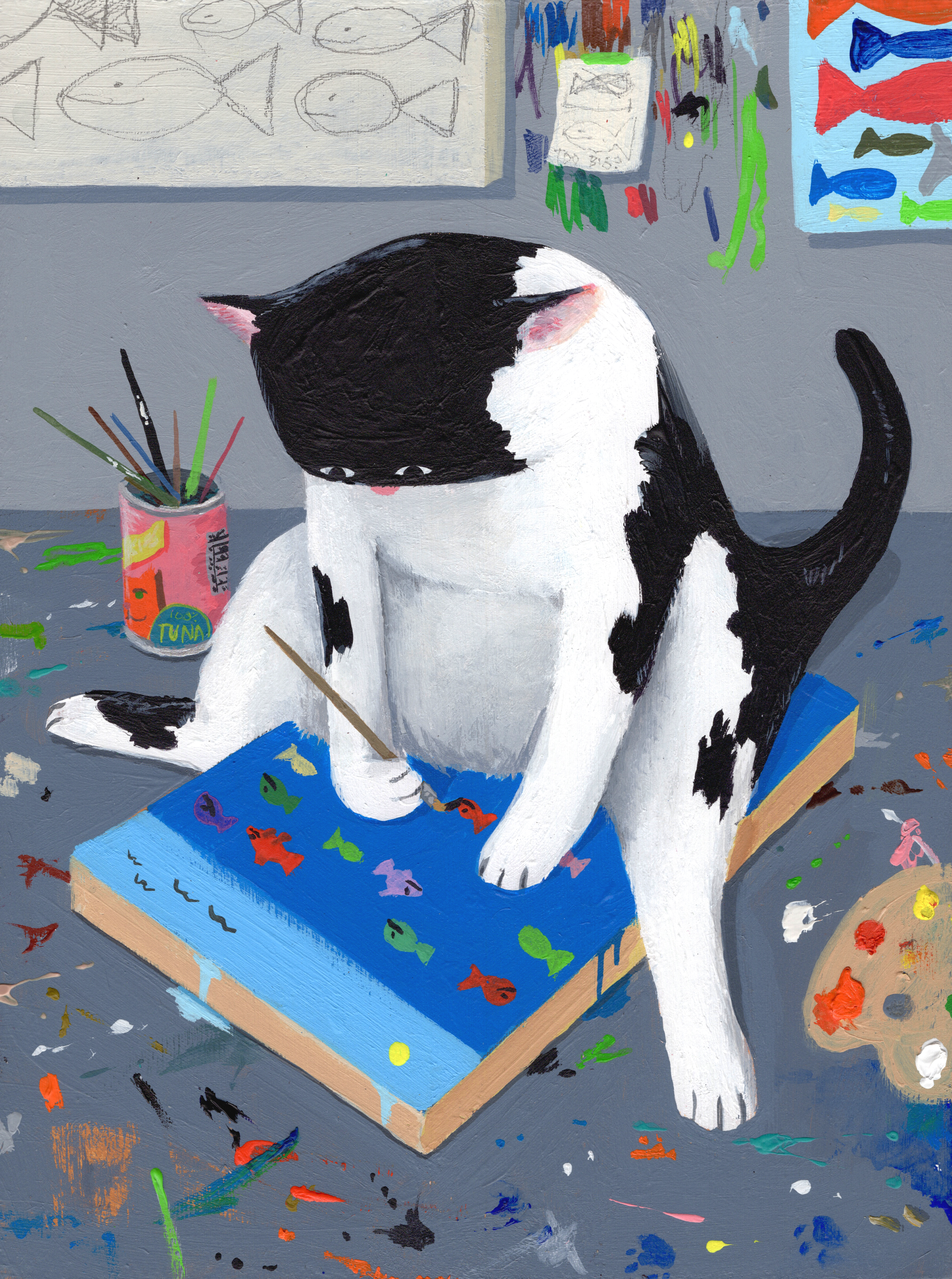 The Artist in His Studio 58