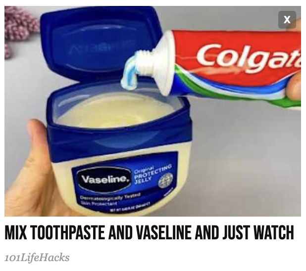 101LifeHacks - MIX TOOTHPASTE AND VASELI