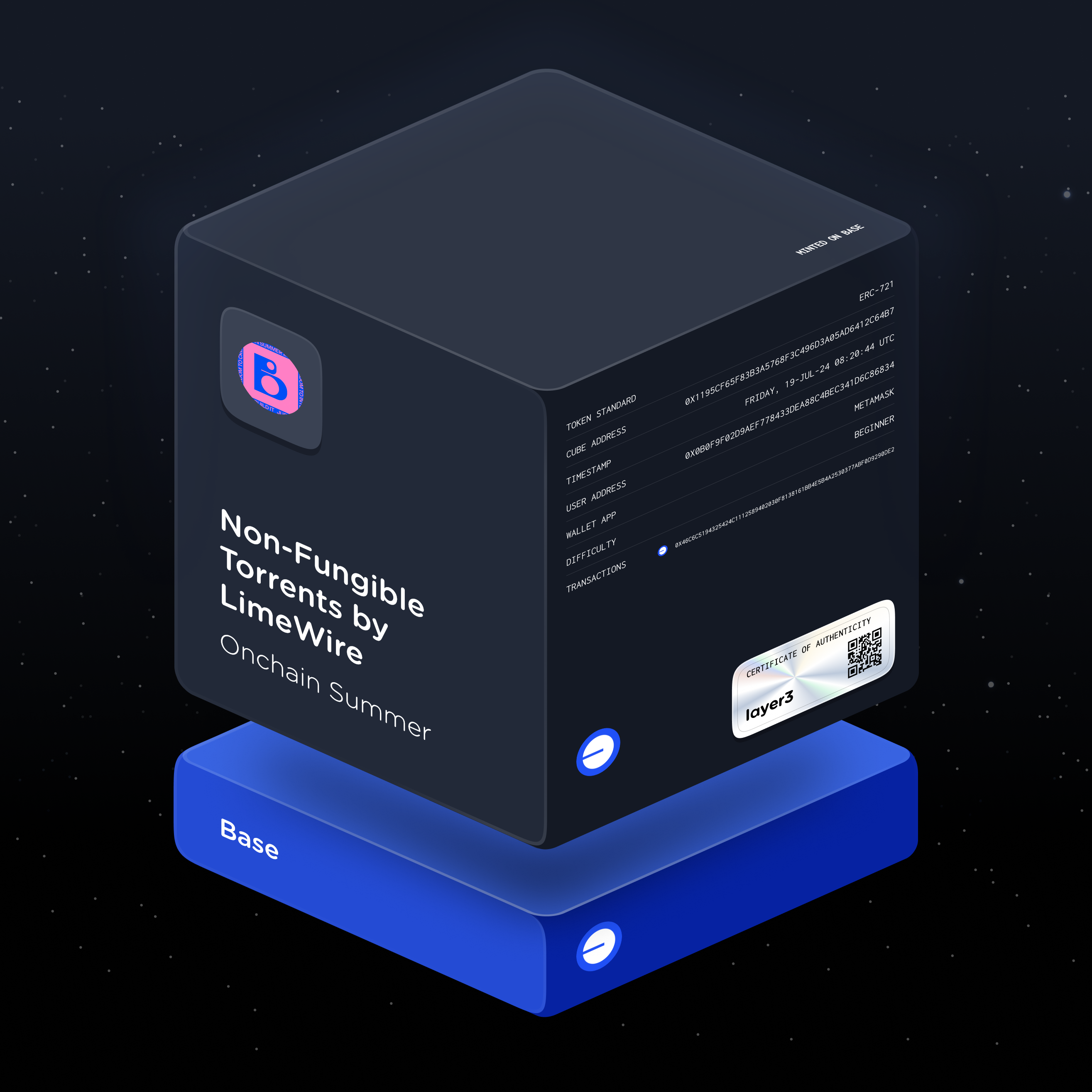 Non-Fungible Torrents by LimeWire