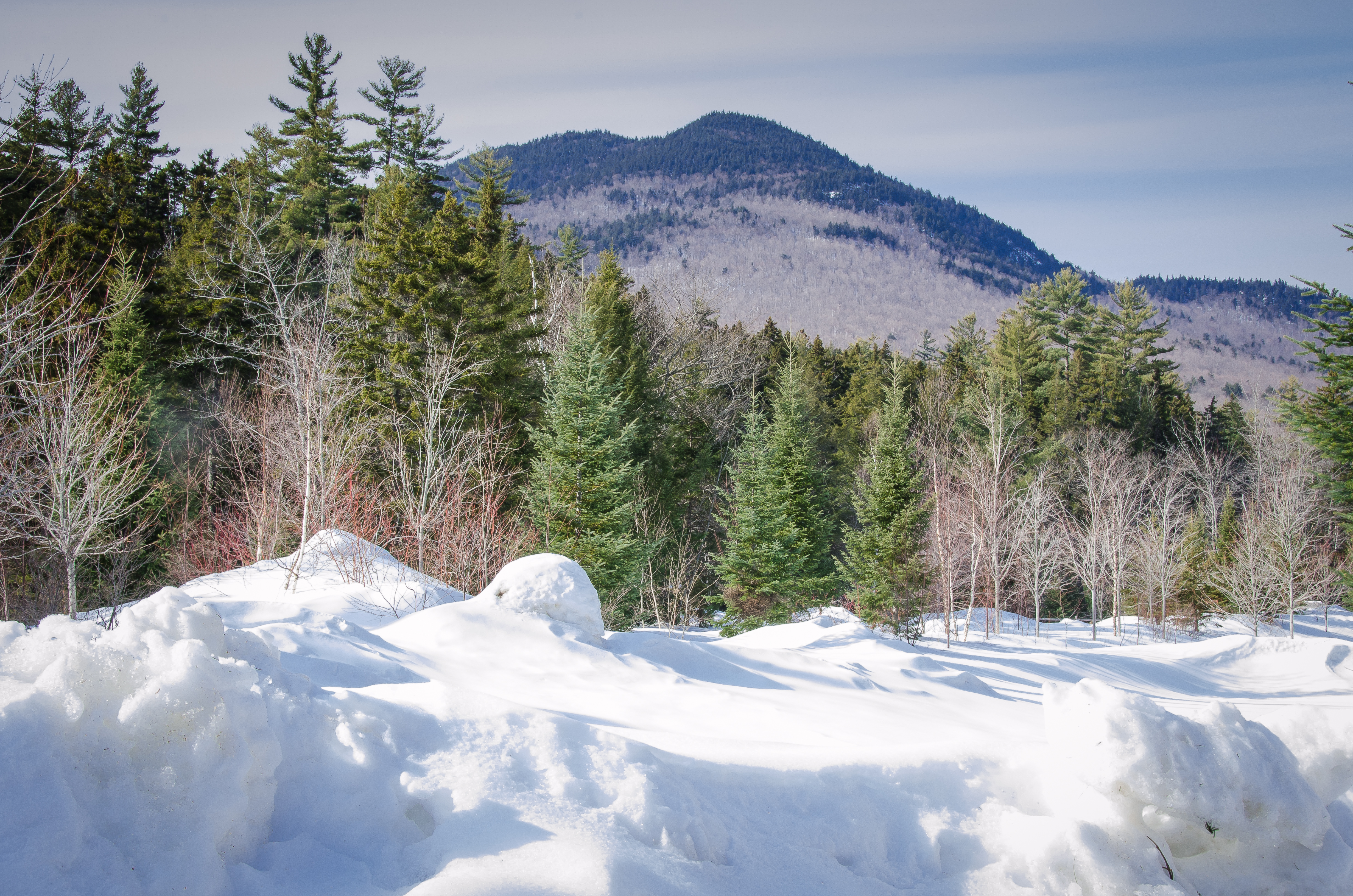 Kancamagus Highway in Winter