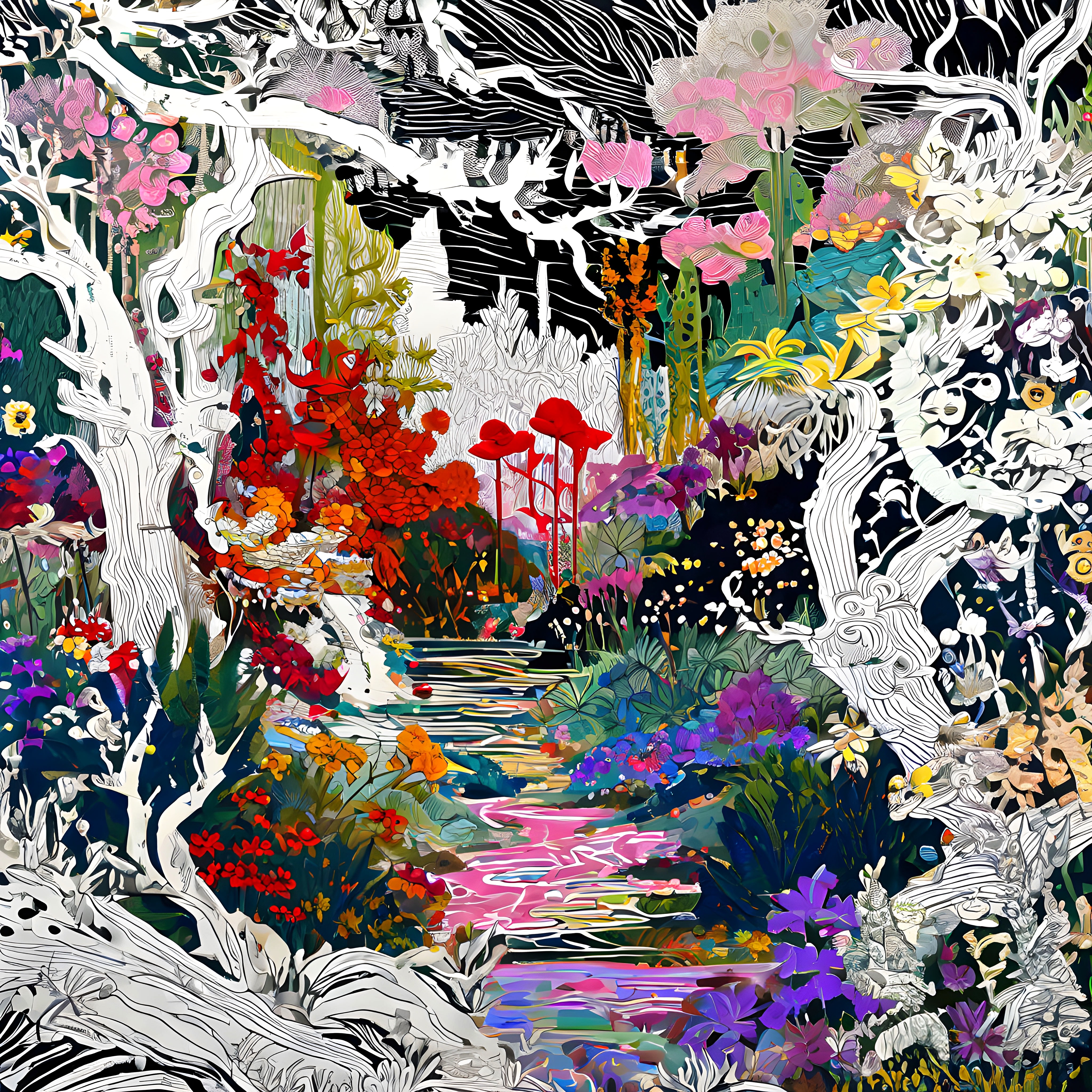 Glitch landscape 