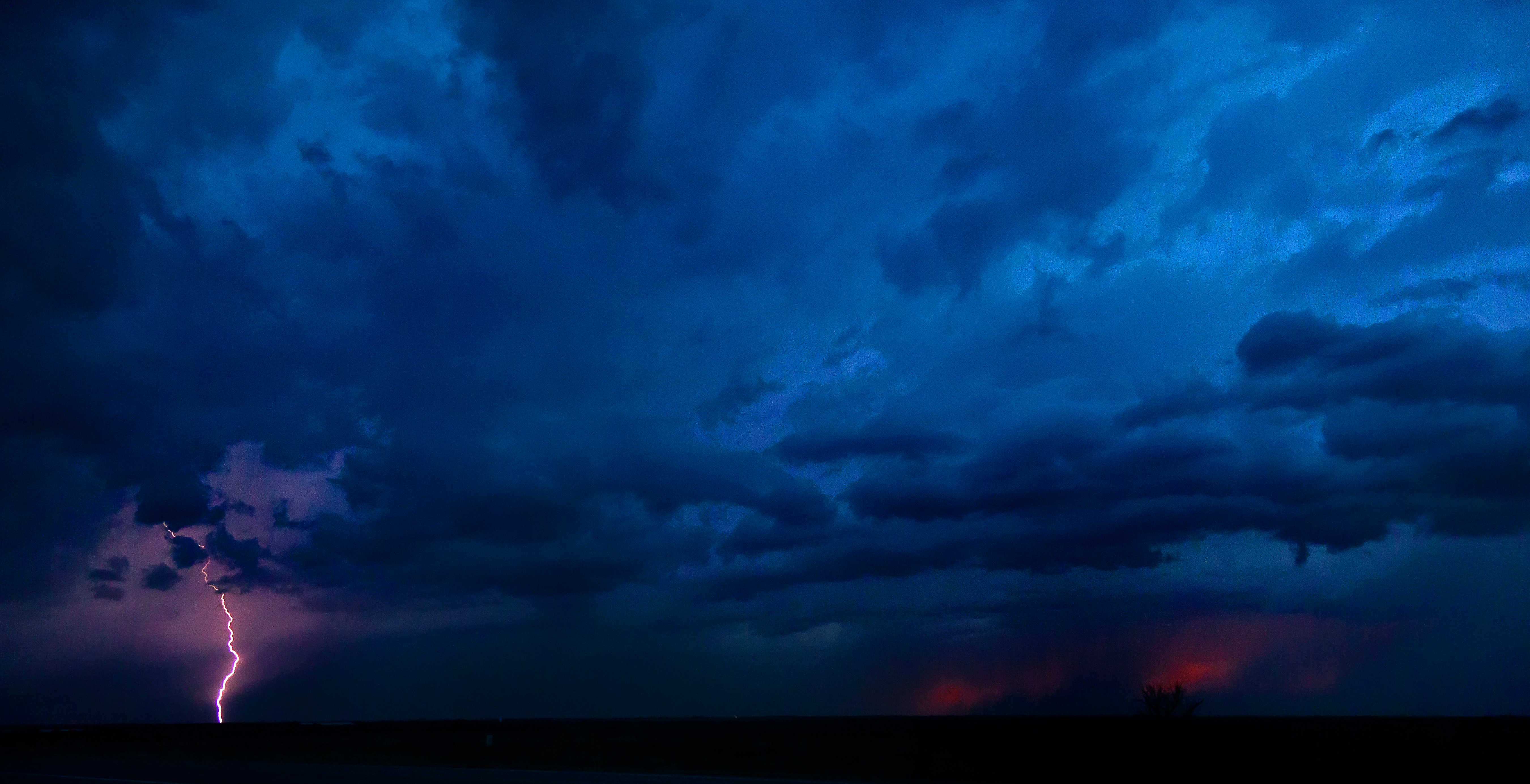 Lightning, Storm, and Sunset #24