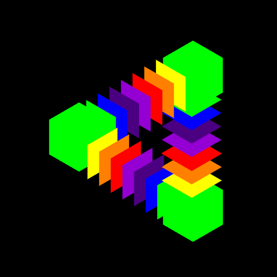 Rainbow Penrose