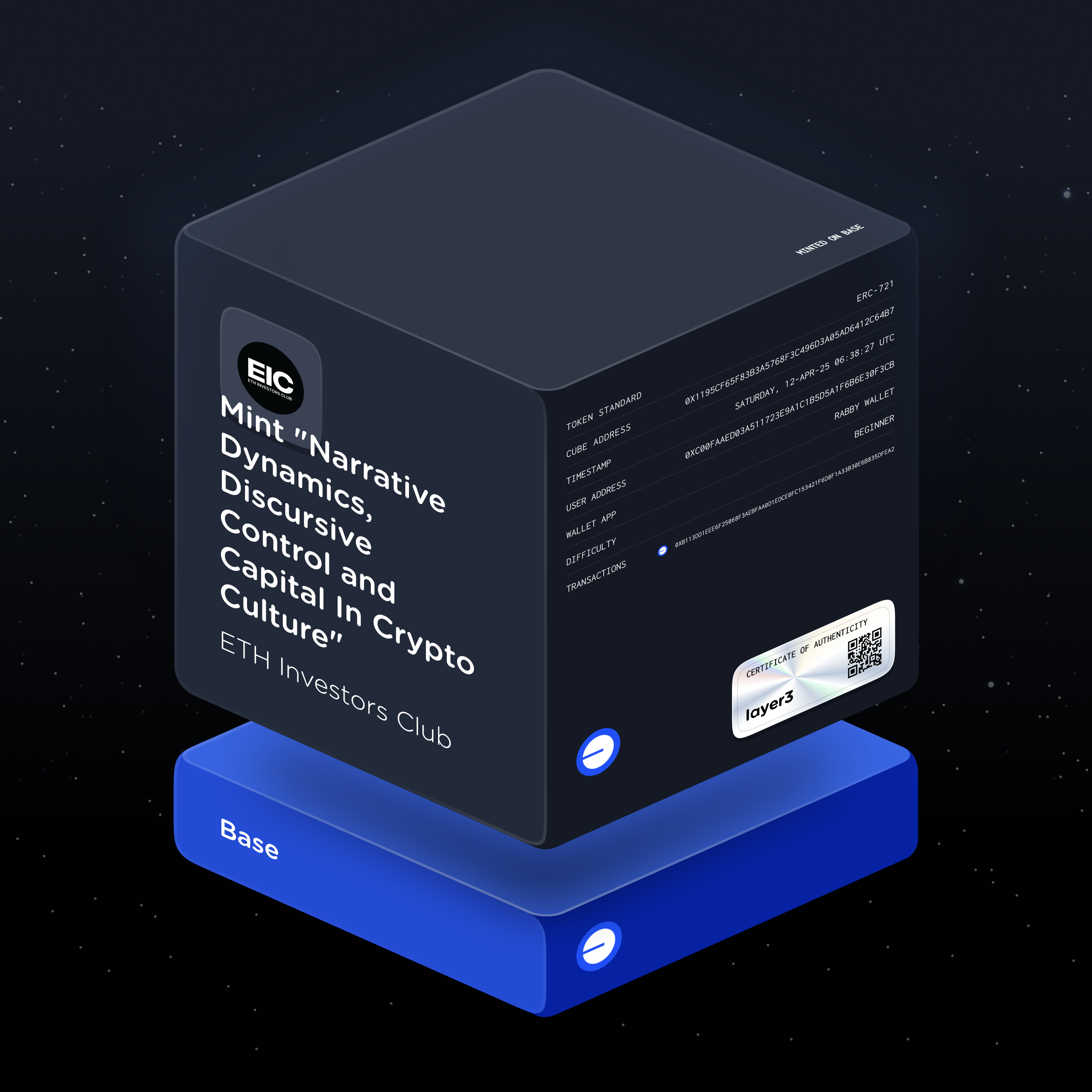 Mint "Narrative Dynamics, Discursive Control and Capital In Crypto Culture"