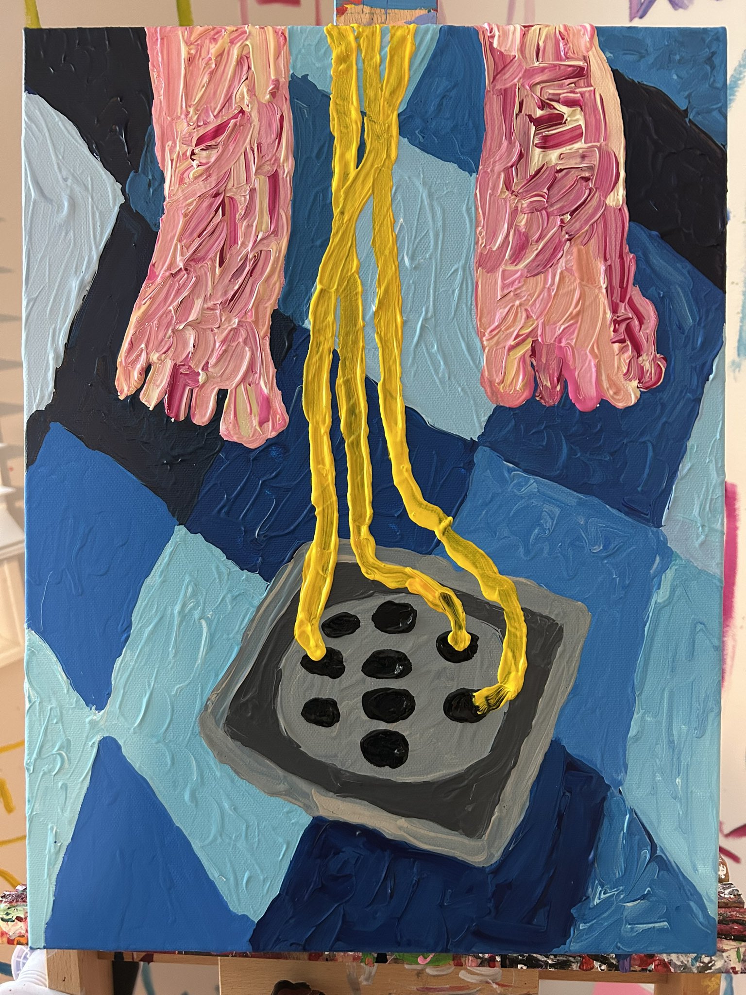 pissing in the shower