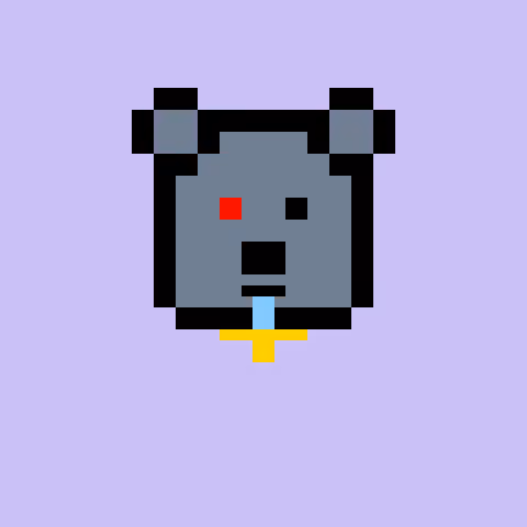 Pixel Bear #72596