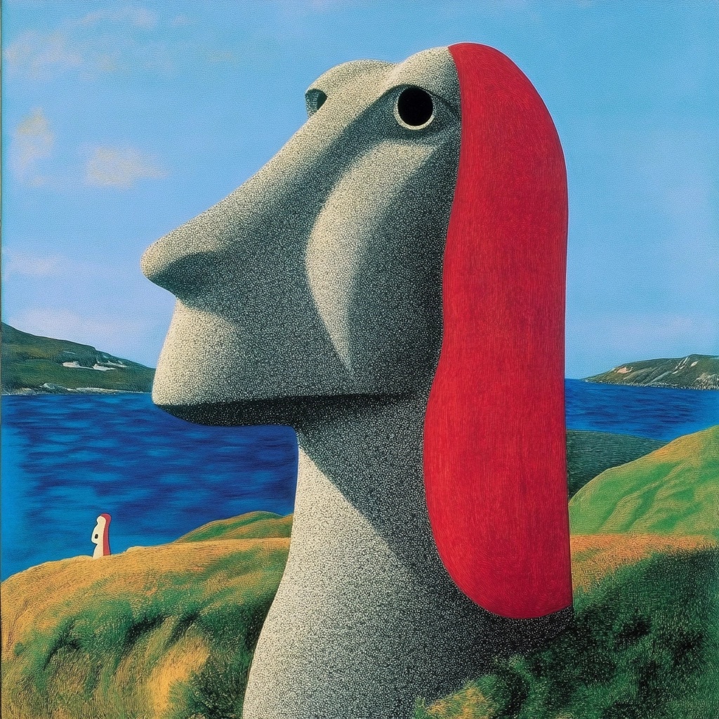 Bathing of a Red Horse