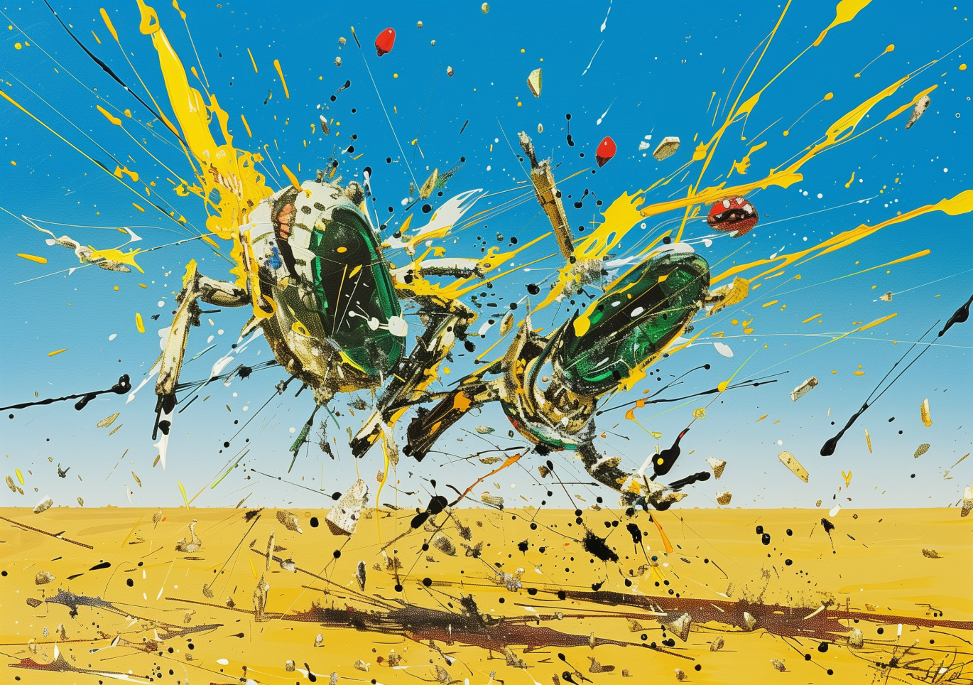 Fragmented Harmonies of Explosive Serenity in Polychromic Rhapsodies of Sunlit Stillness #56