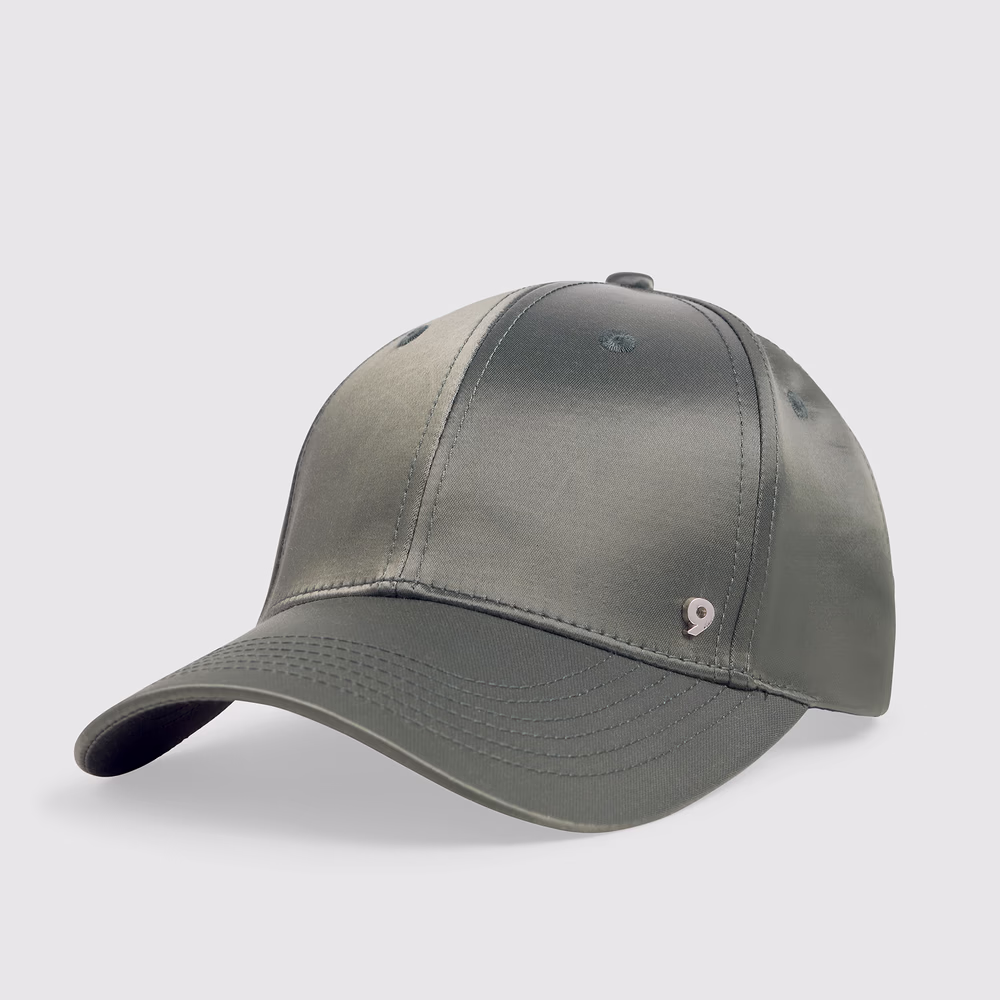 NYC 9DCC PREMIUM SATIN STRUCTURED BALL CAP (SAGE) #93