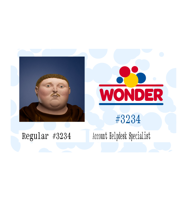 46.48 Ⓡ / week, Wonder