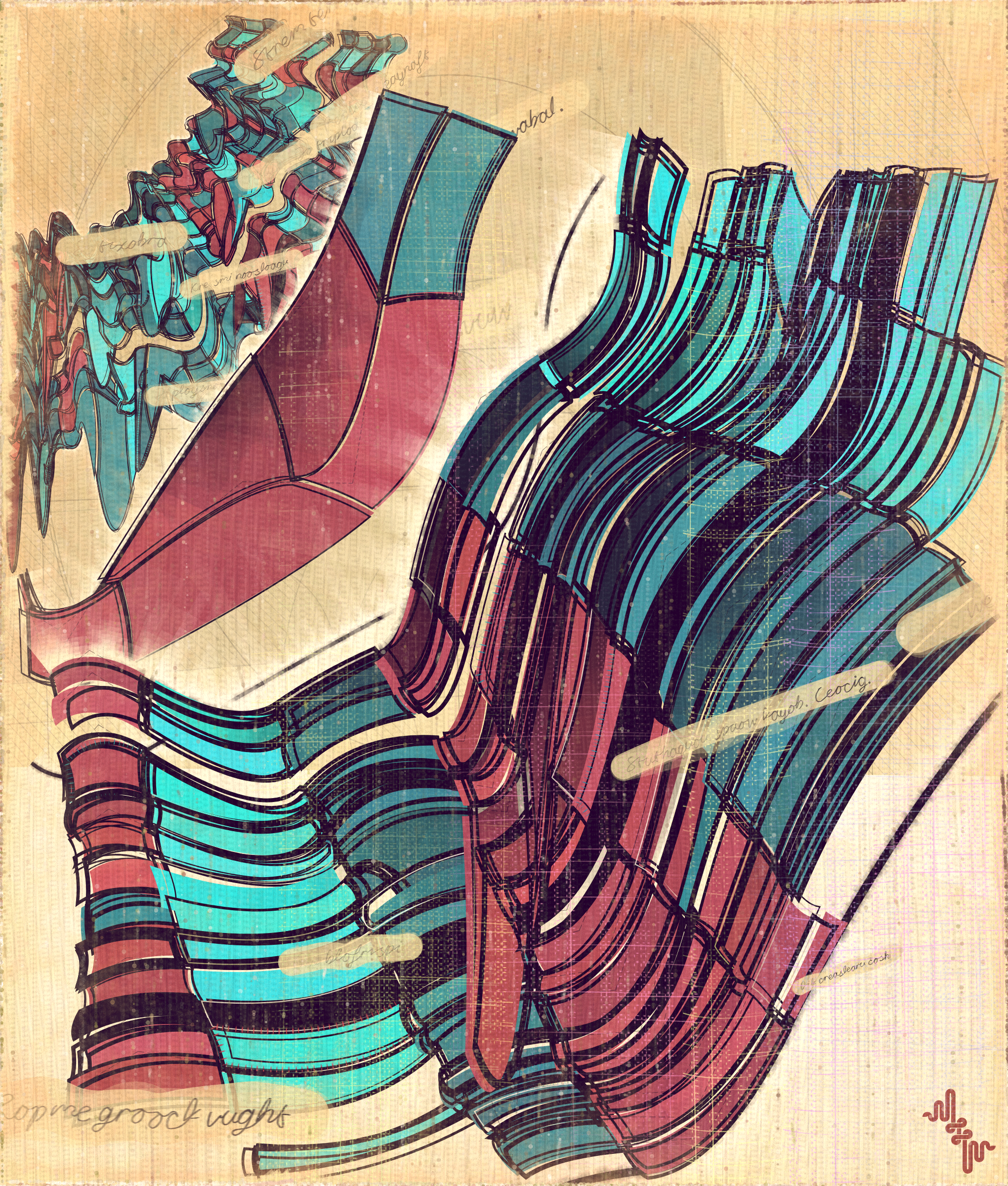 Amplitudes of Canvas #389