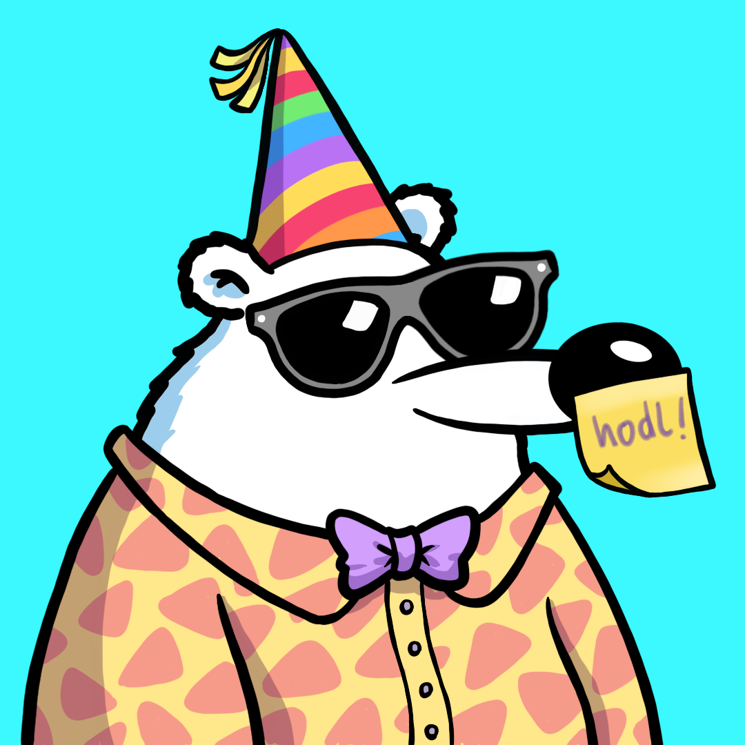 Fluffy Polar Bear #5464